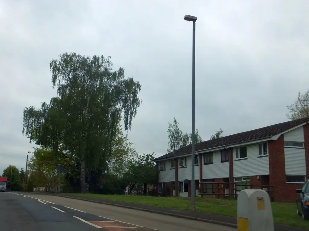 Photo showing: Modern link houses in Holt Heath