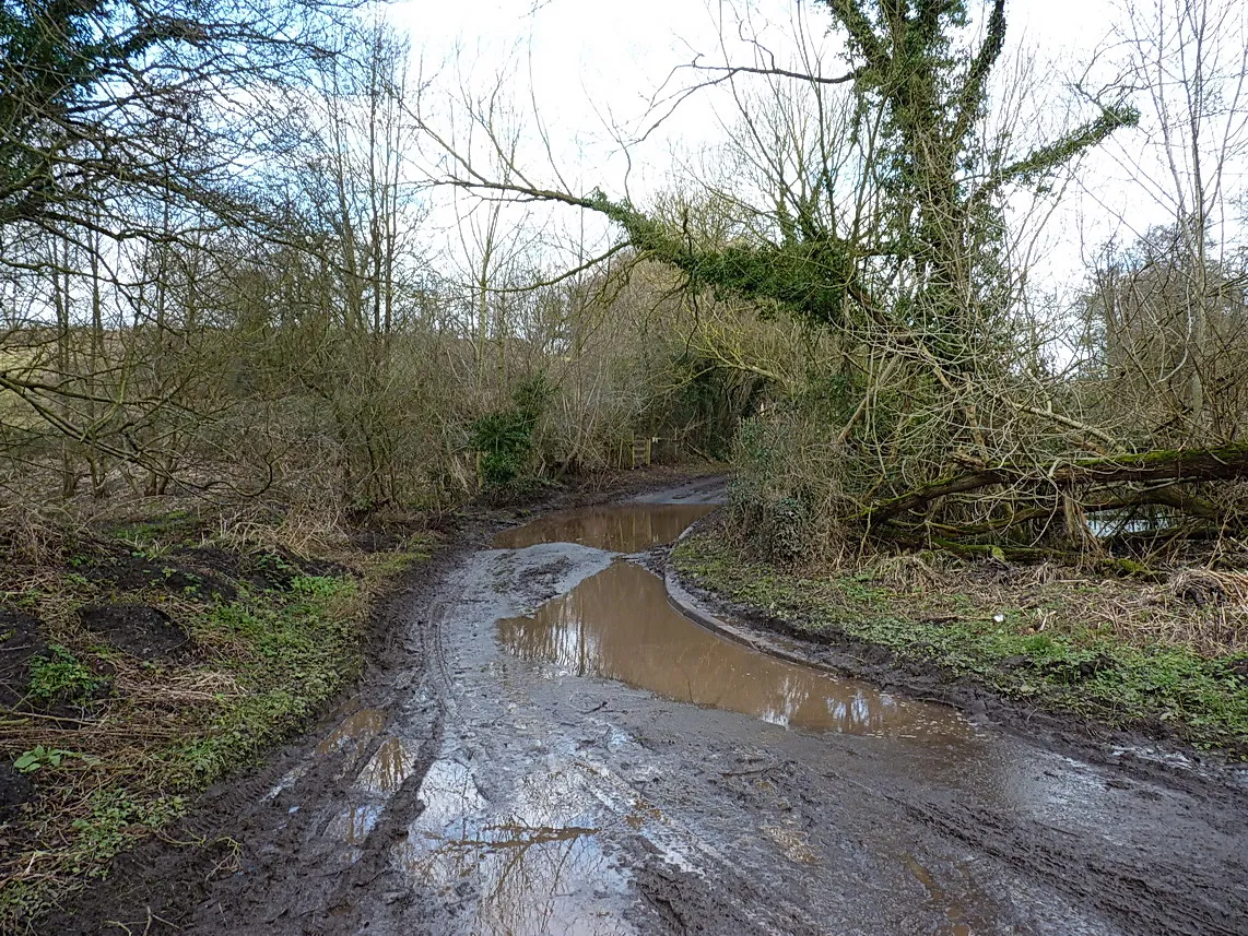 Photo showing: A ford? More like a muddy lake