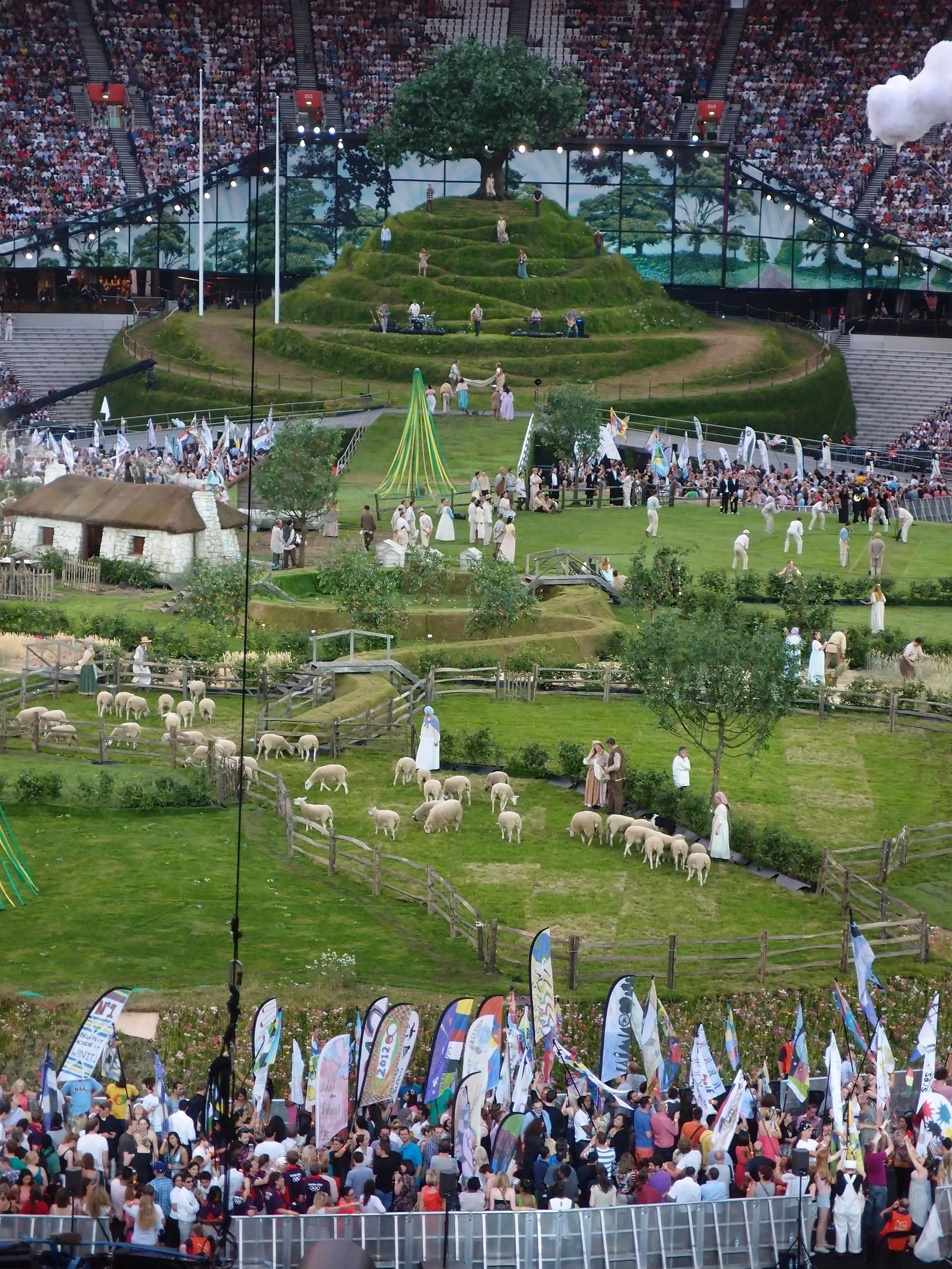 Photo showing: 2012 Summer Olympics opening ceremony