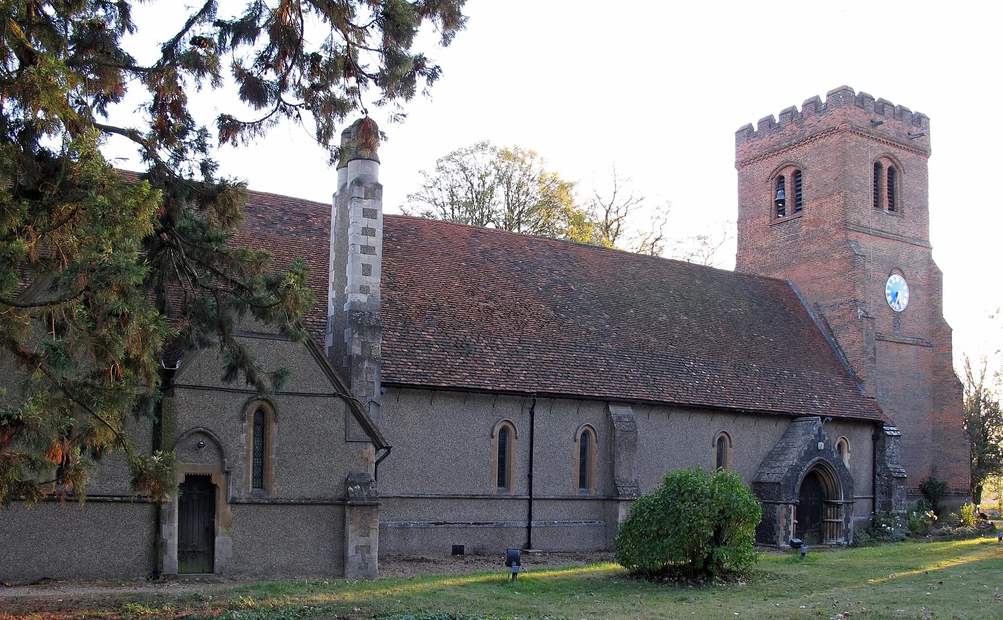 Photo showing: All Saints Church, Epping Upland