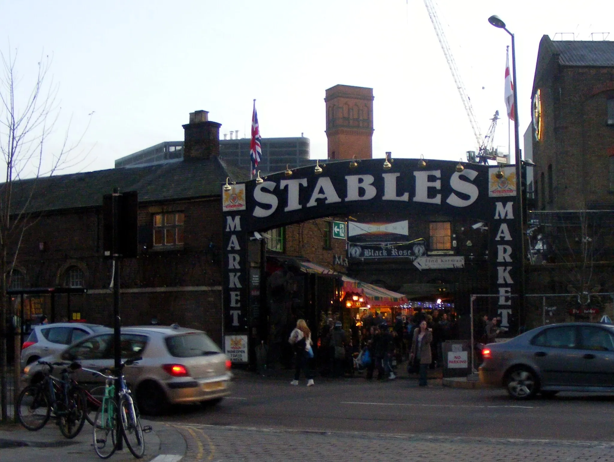 Photo showing: entrance to stables market