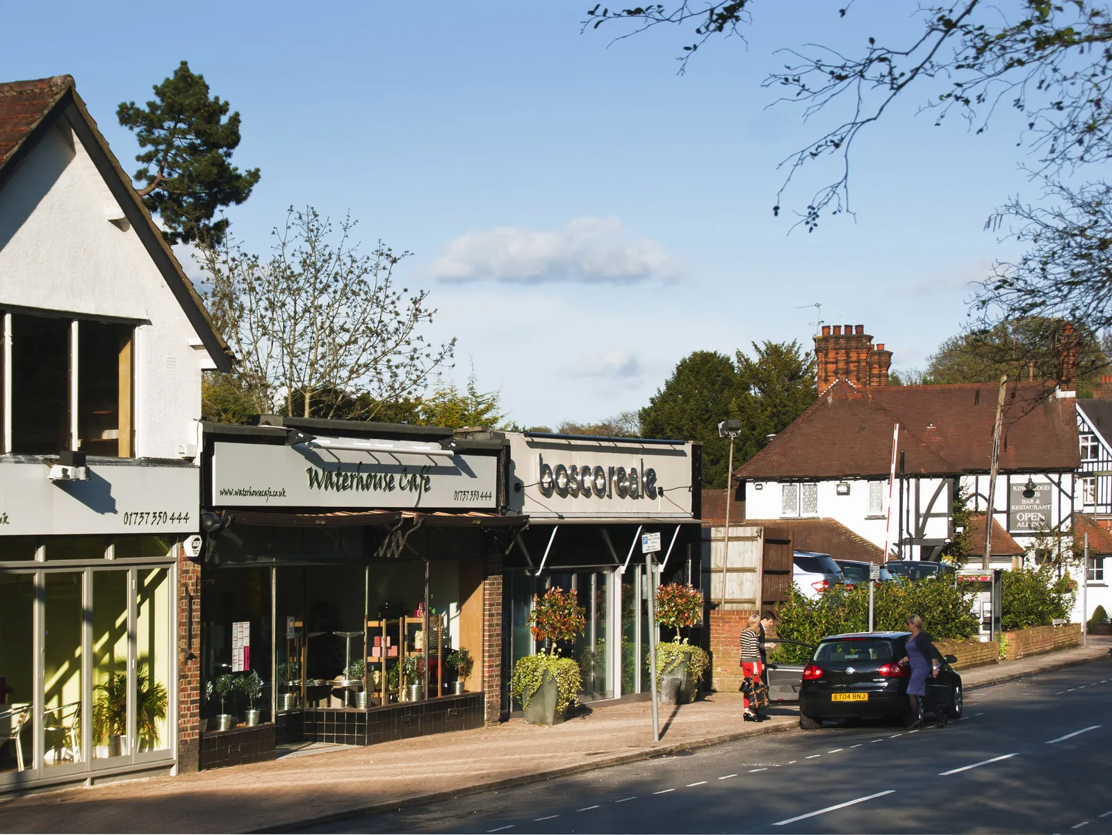 Photo showing: Local shops