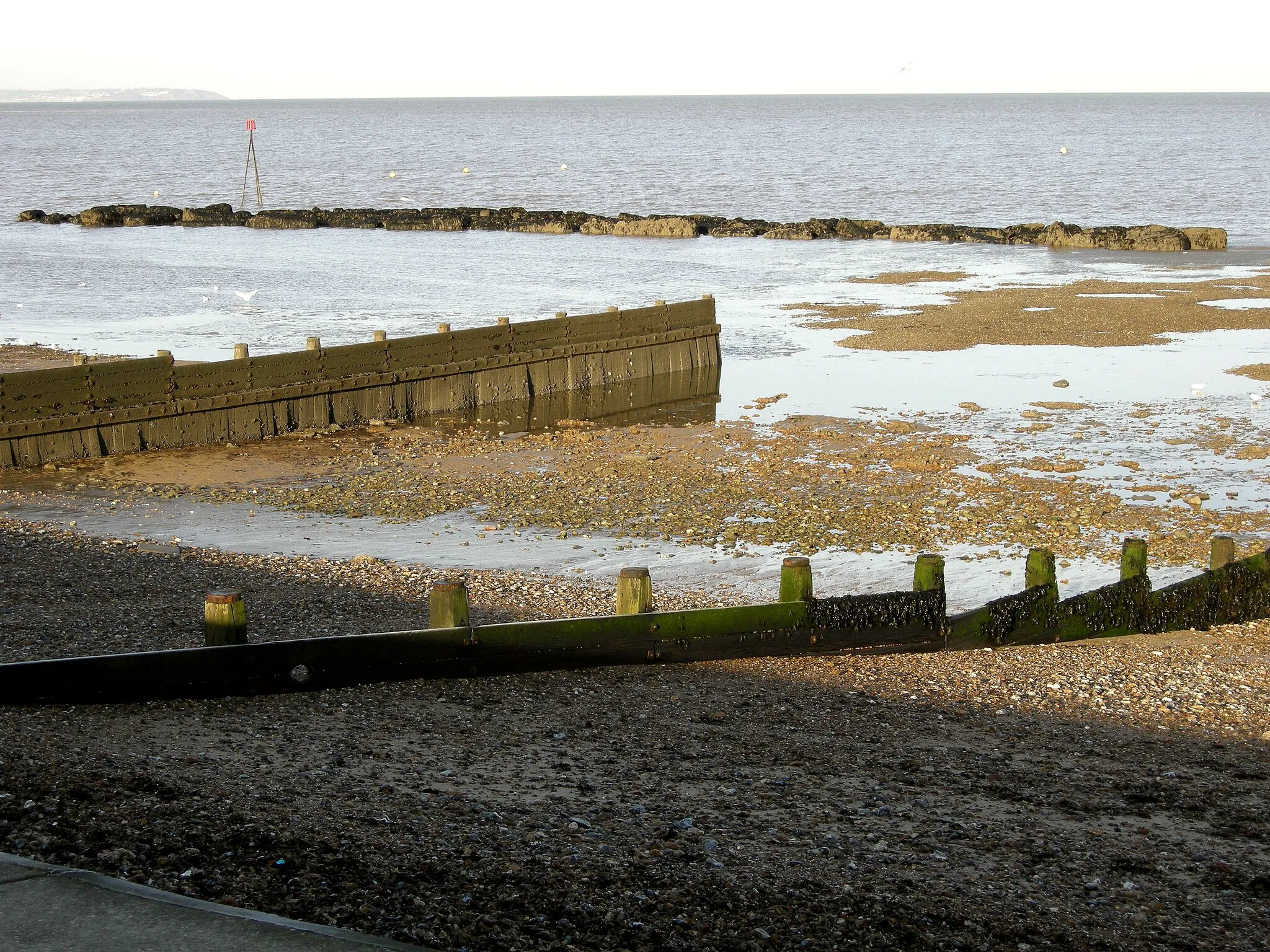 Photo showing: Site of abandoned and drowned village Hampton-on-Sea, Herne Bay, Kent, England. Source of identification of site: Martin Easdown, Adventures in Oysterville, (Michael's Bookshop, Ramsgate, 2008)