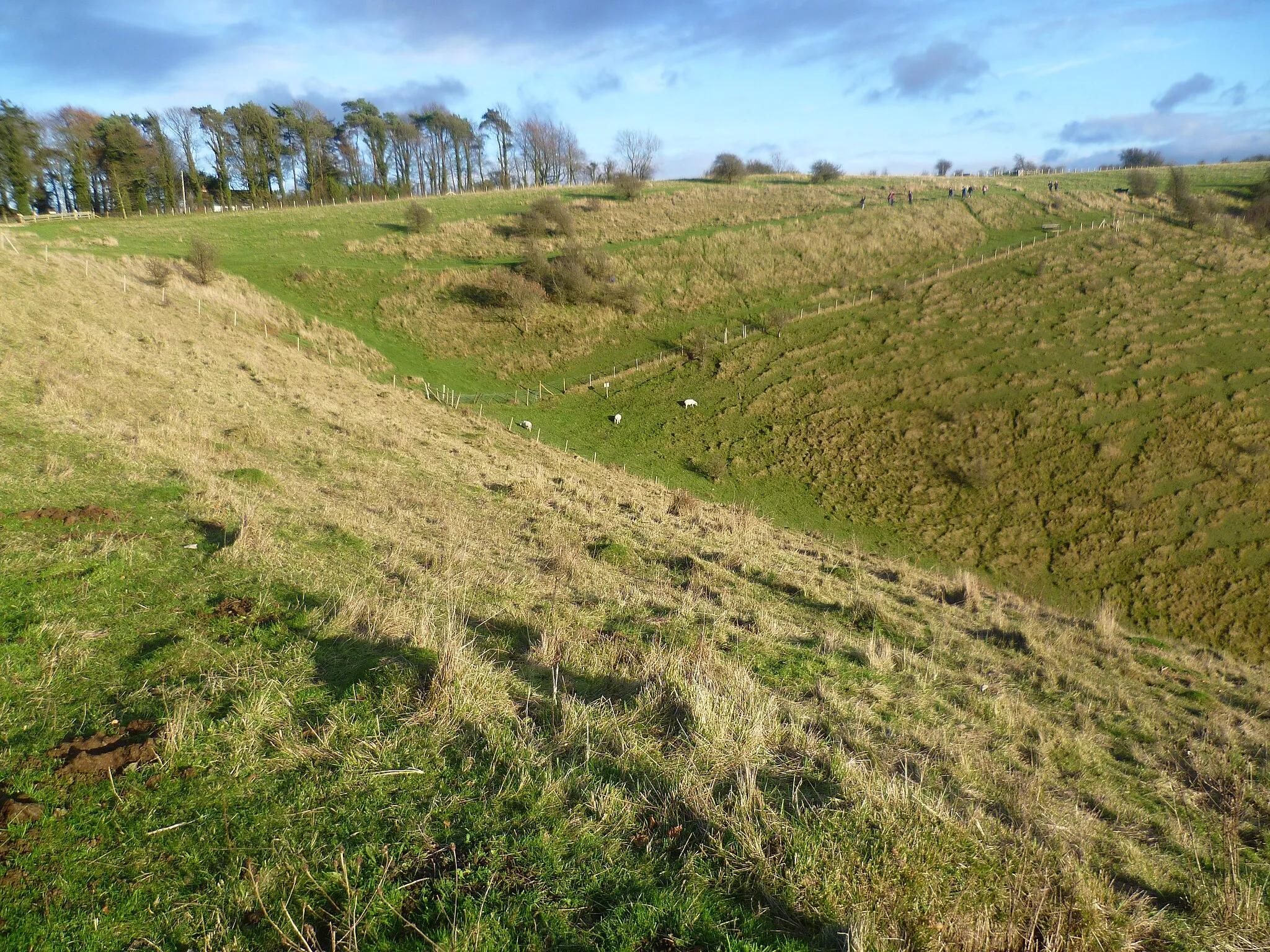 Photo showing: Looking across the top of the Devil's Kneading Trough