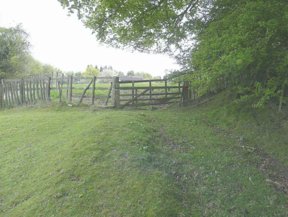 Photo showing: Ancient wooden gate