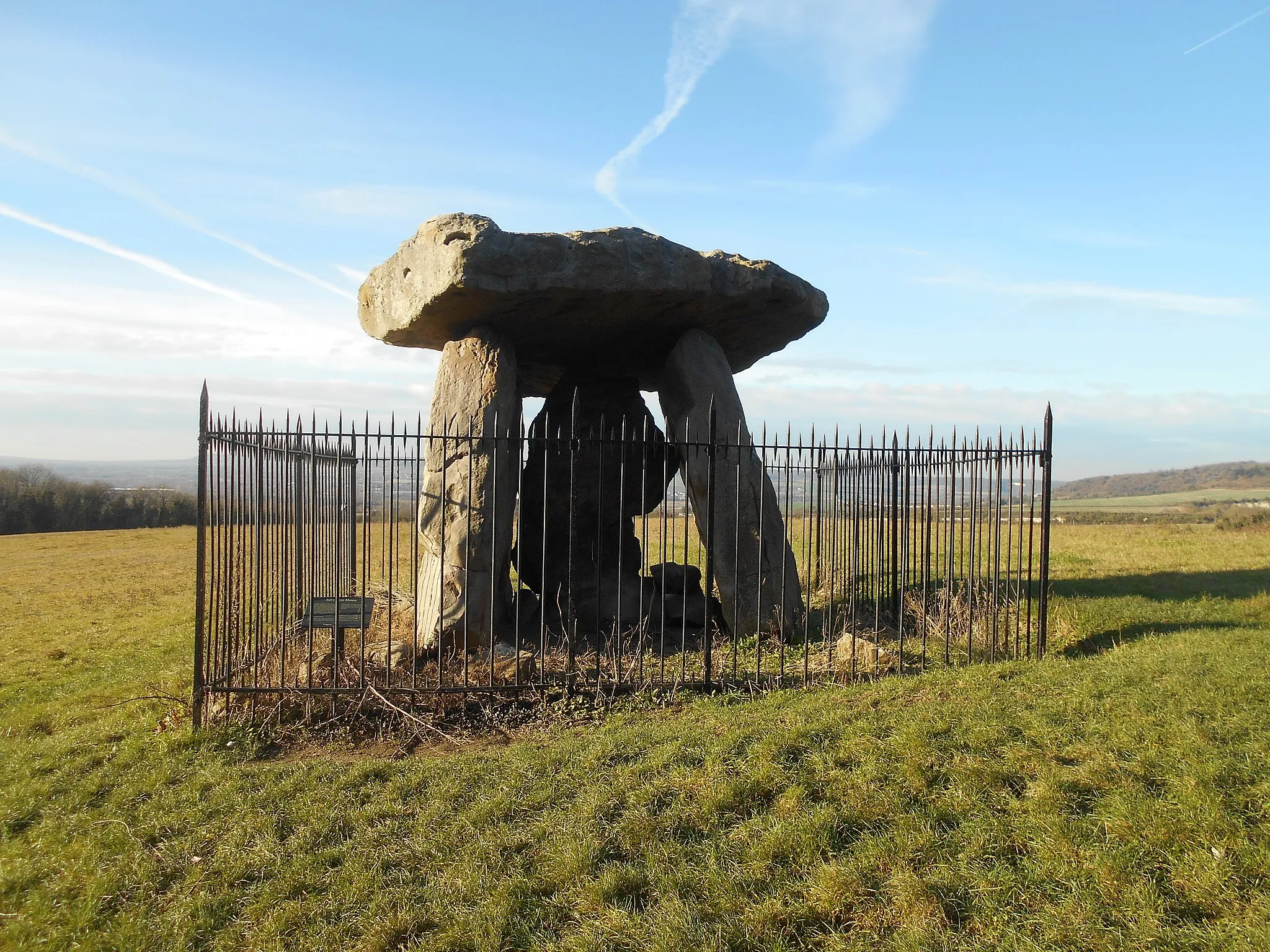 Photo showing: Kit's Coty House, a neolithic dolmen near Blue Bell Hill, Kent.