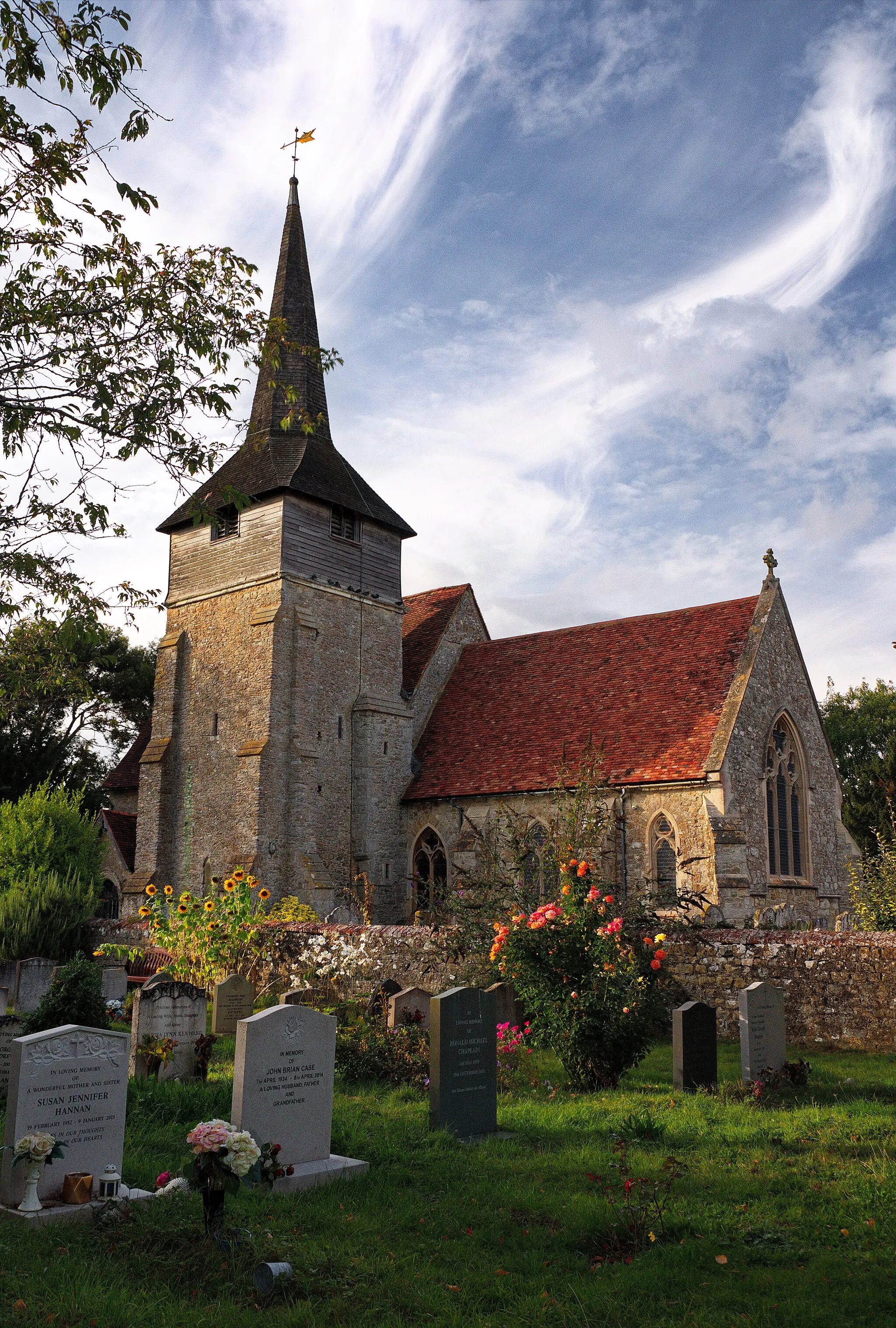 Photo showing: St Nicholas' Church in Otham, Kent.