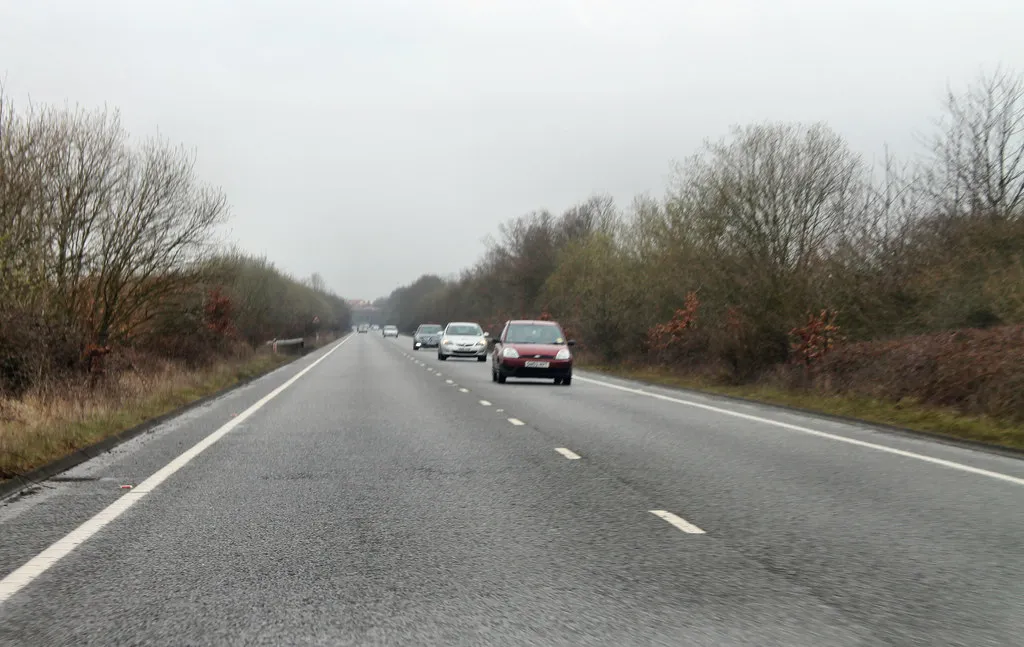 Photo showing: A2070 towards Kingsnorth