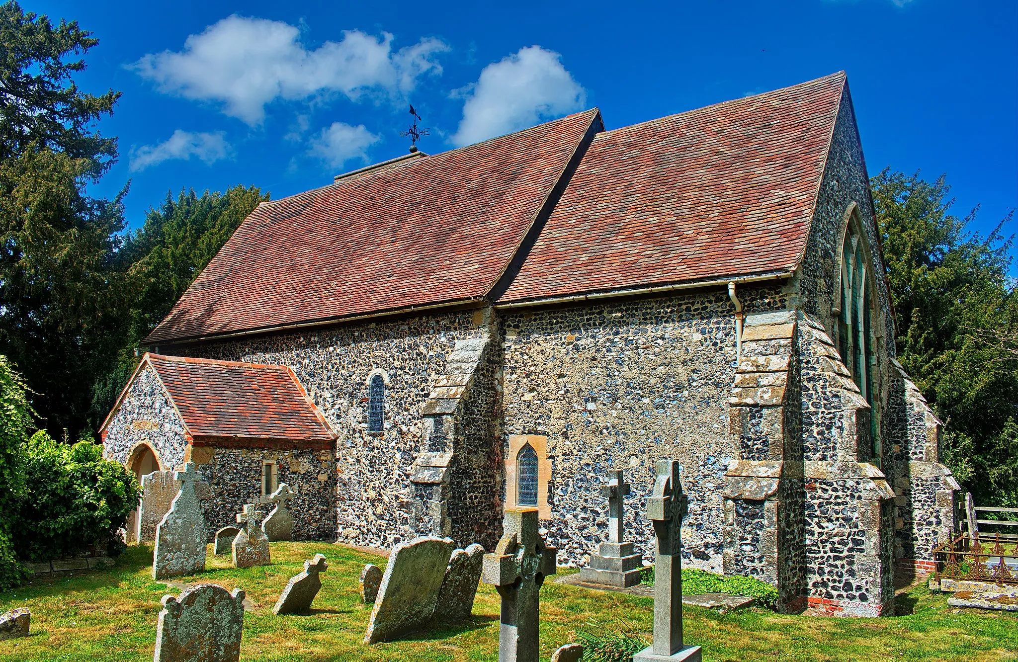Photo showing: Elmstone Church in Elmstone, Kent.