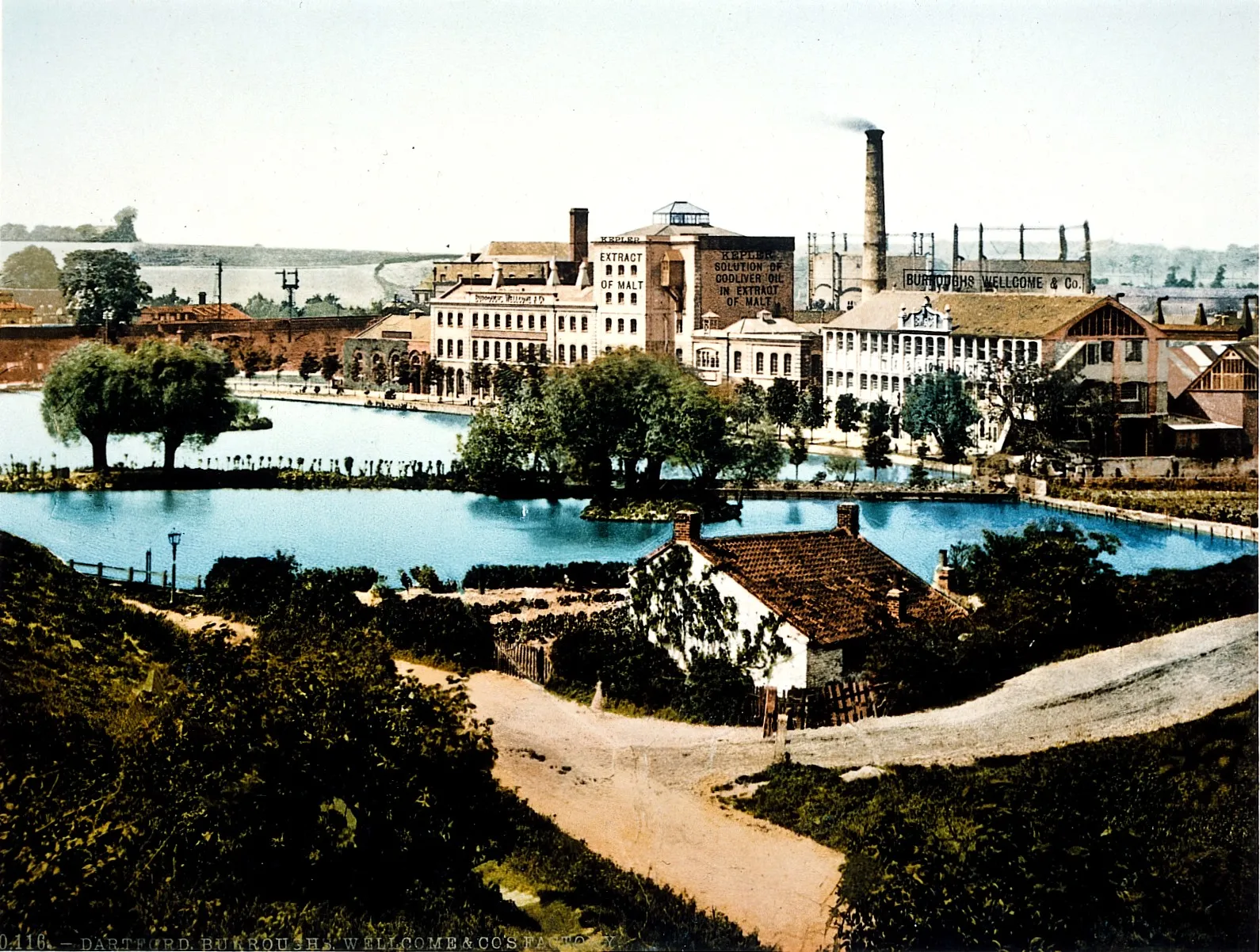 Photo showing: The Chemical Works at Dartford, circa 1896.

Wellcome Images