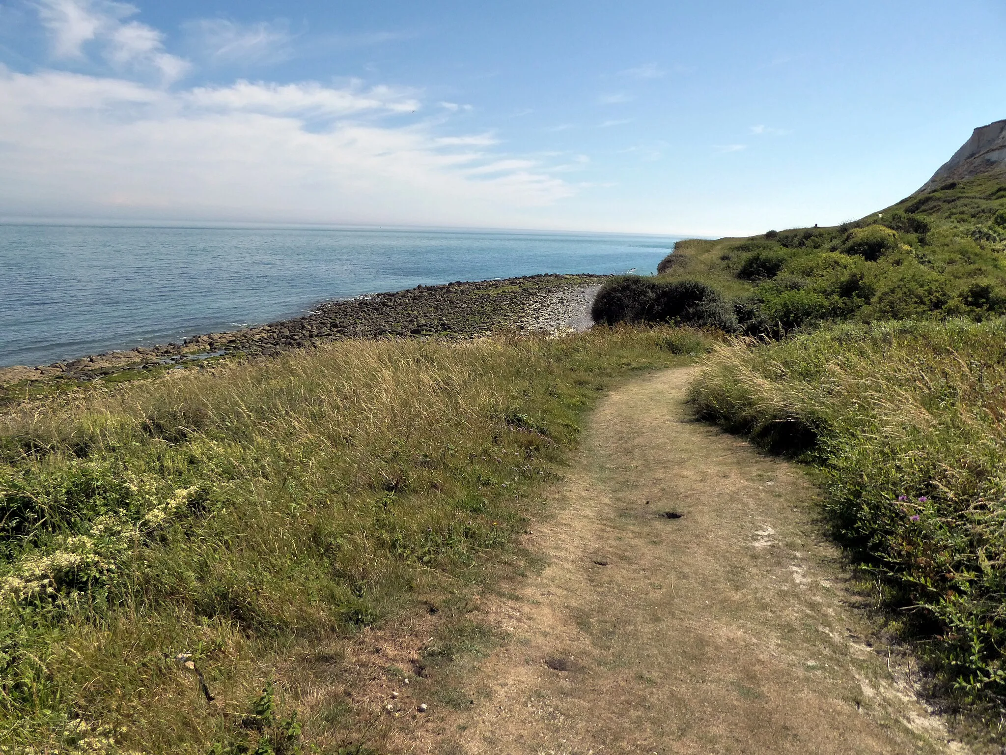 Photo showing: Footpath near Cow Gap