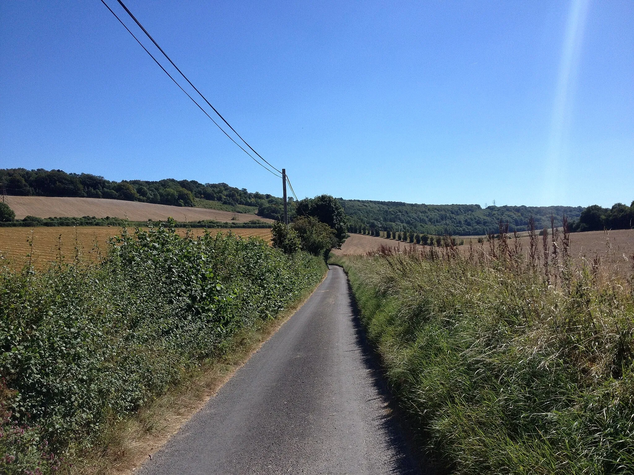 Photo showing: Cutter Ridge Road, Luddesdown