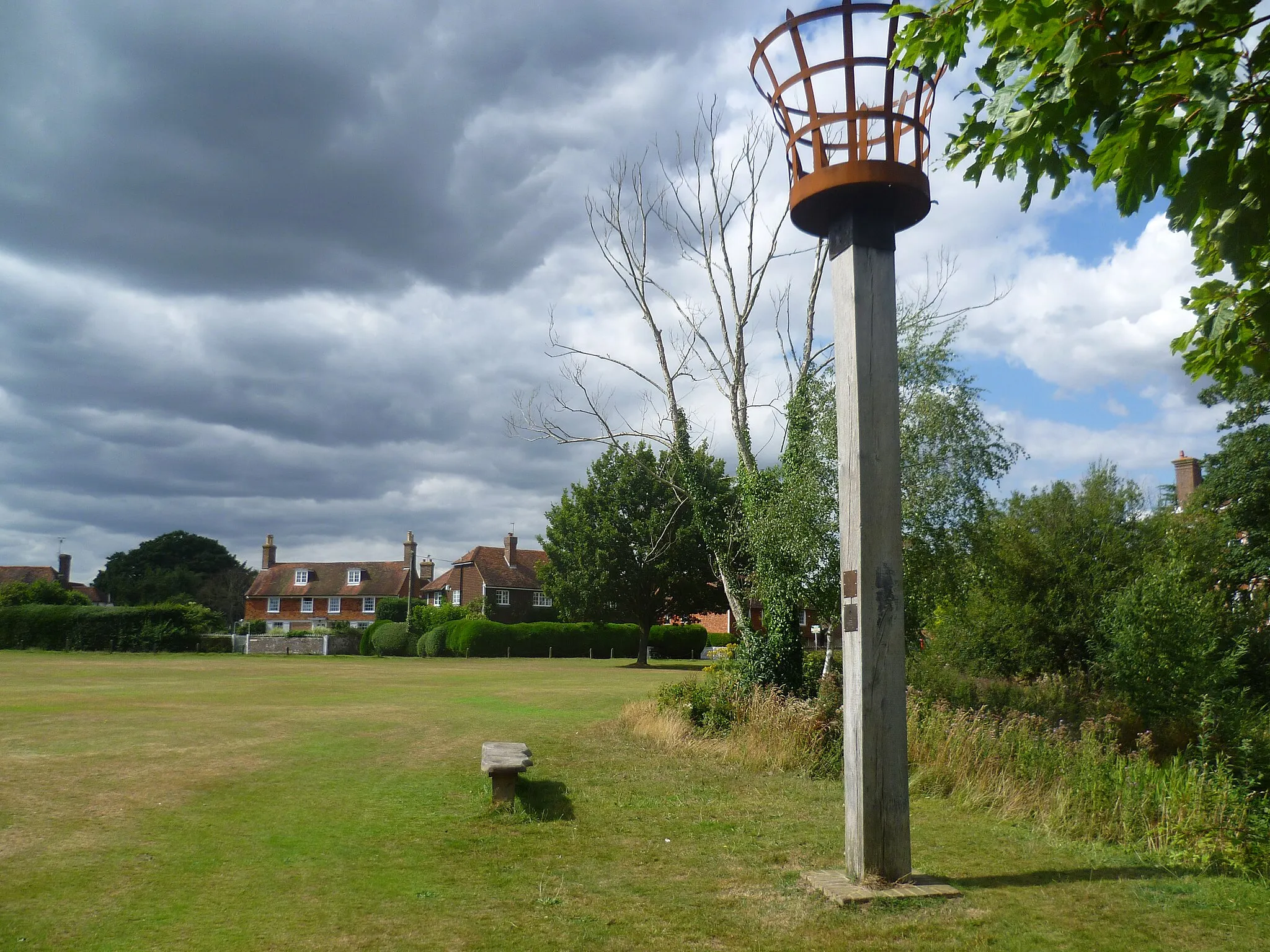 Photo showing: Matfield Village Green and beacon