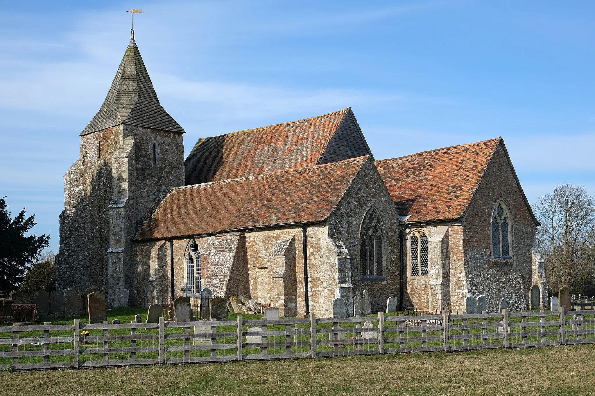 Photo showing: St Clement's Church, Old Romney, Kent, UK.