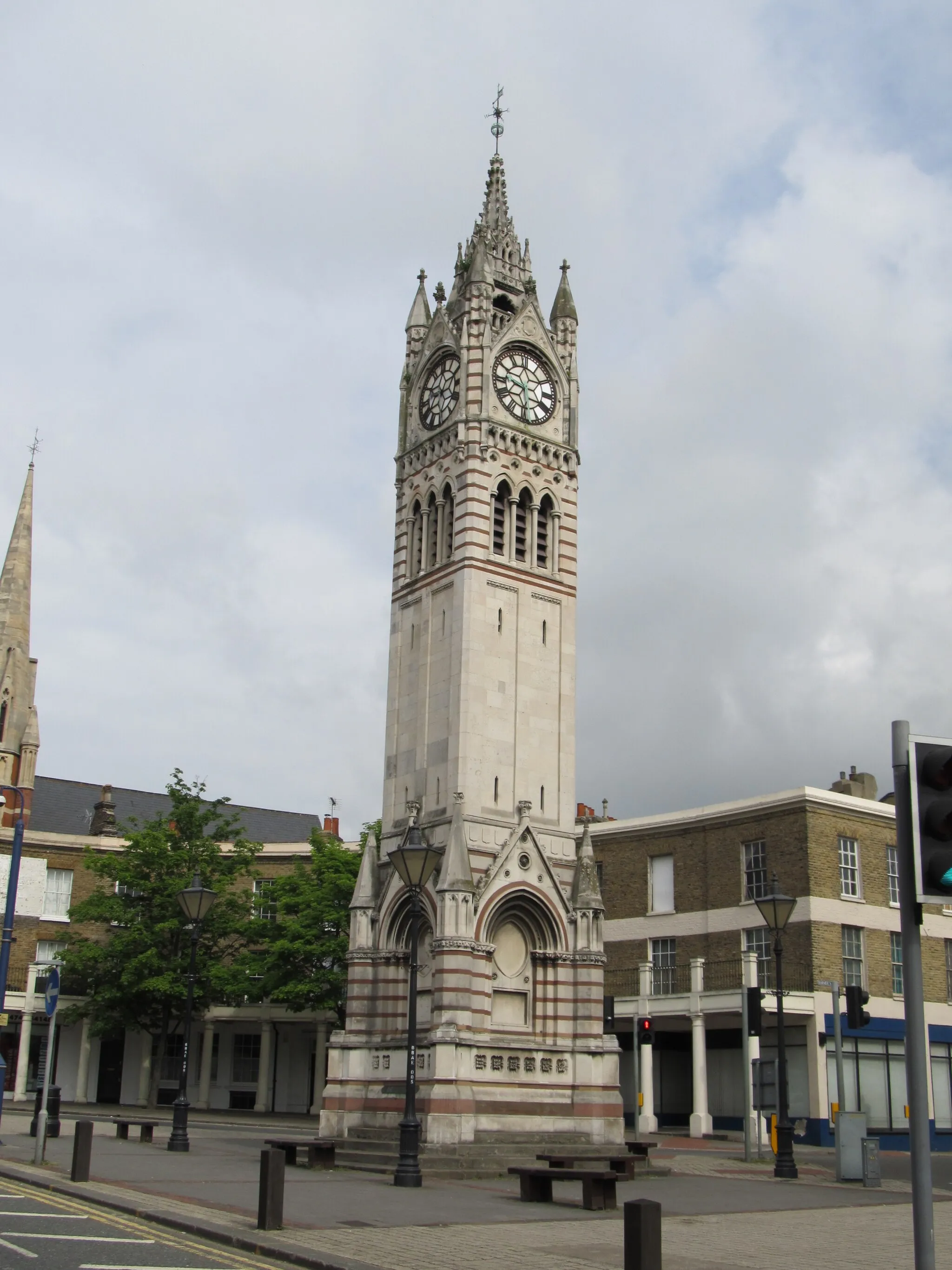 Photo showing: Clock tower, Gravesend