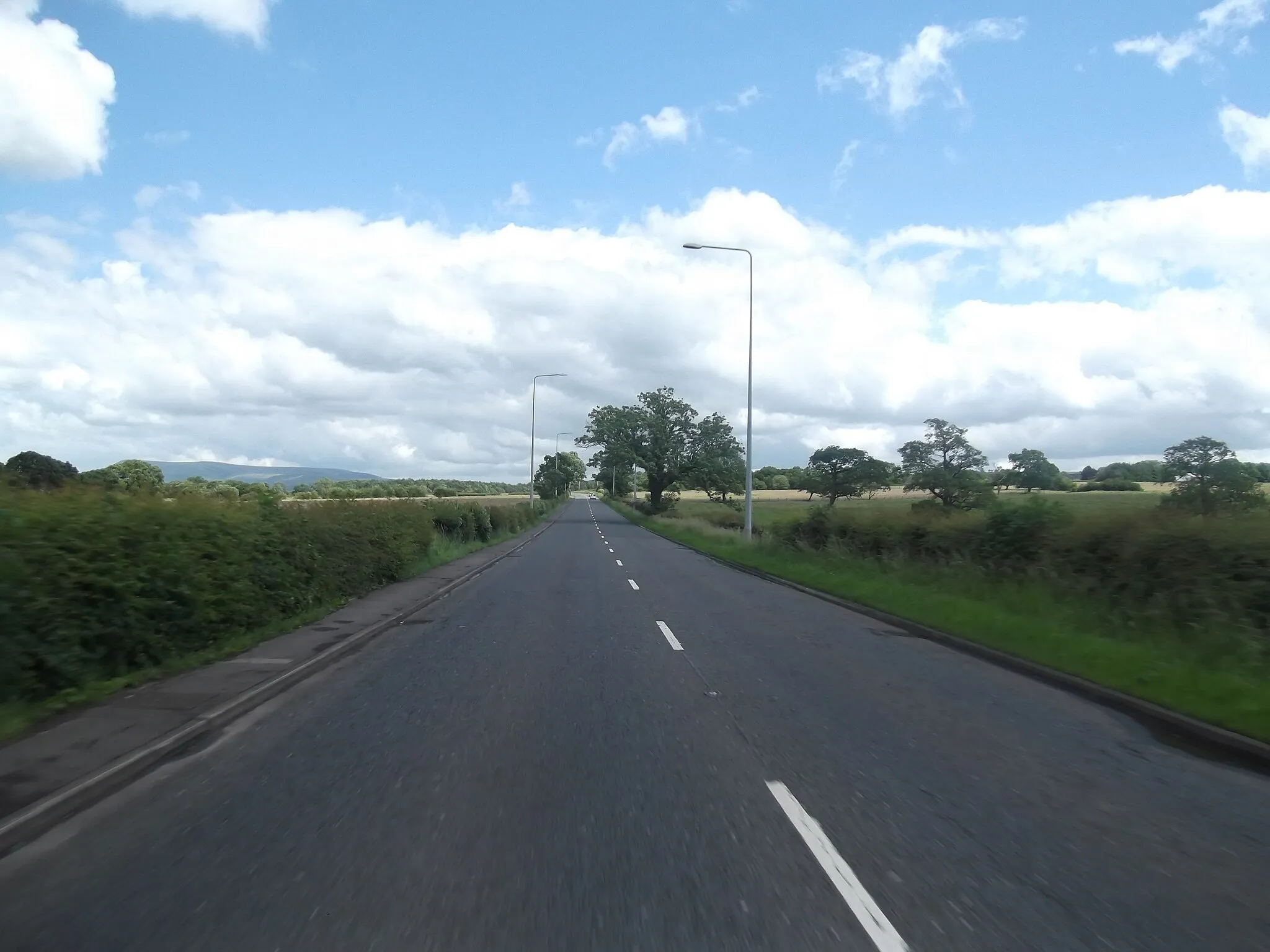 Photo showing: A59 near Sykes Farm