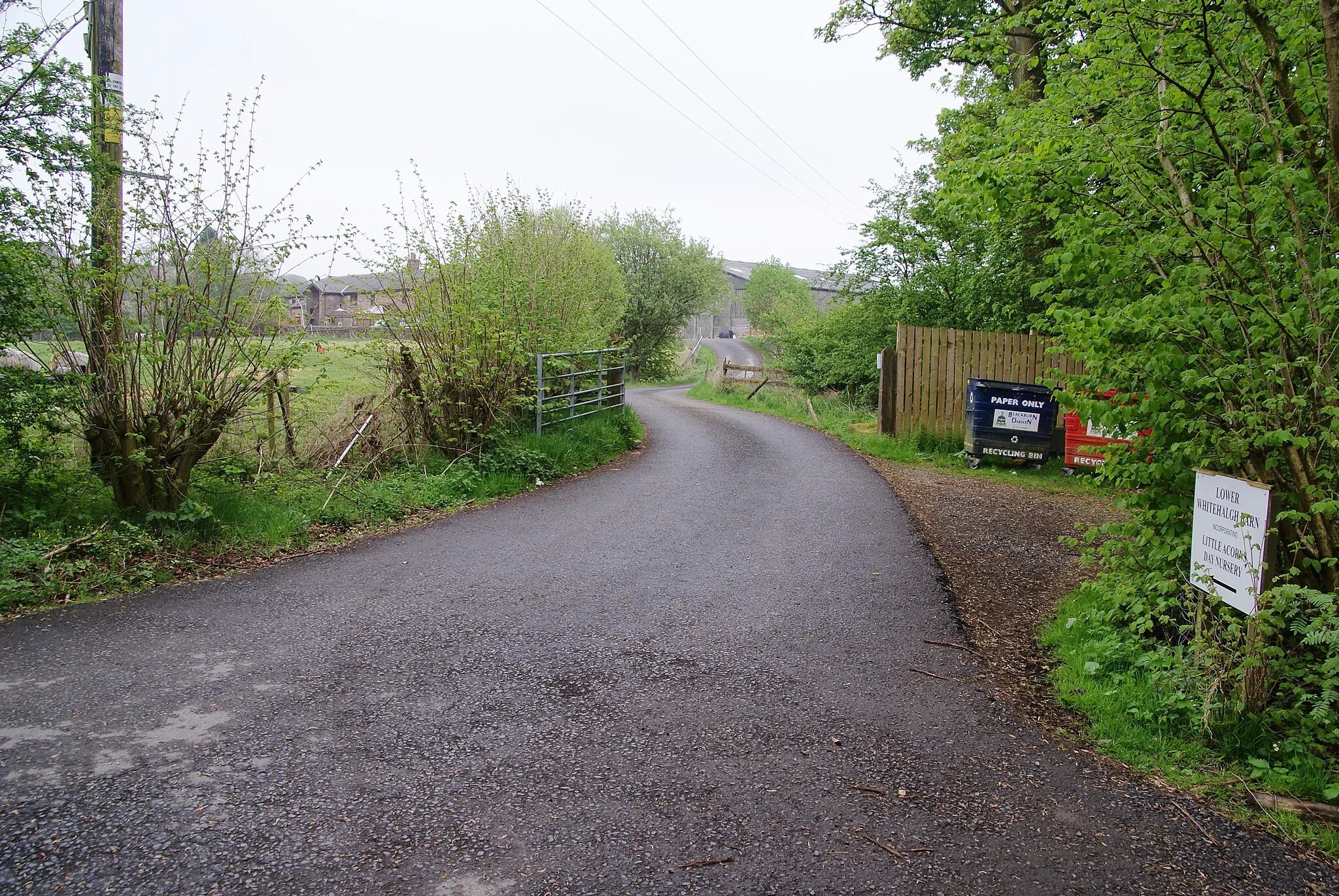 Photo showing: Entrance to Lower Whitehalgh Farm