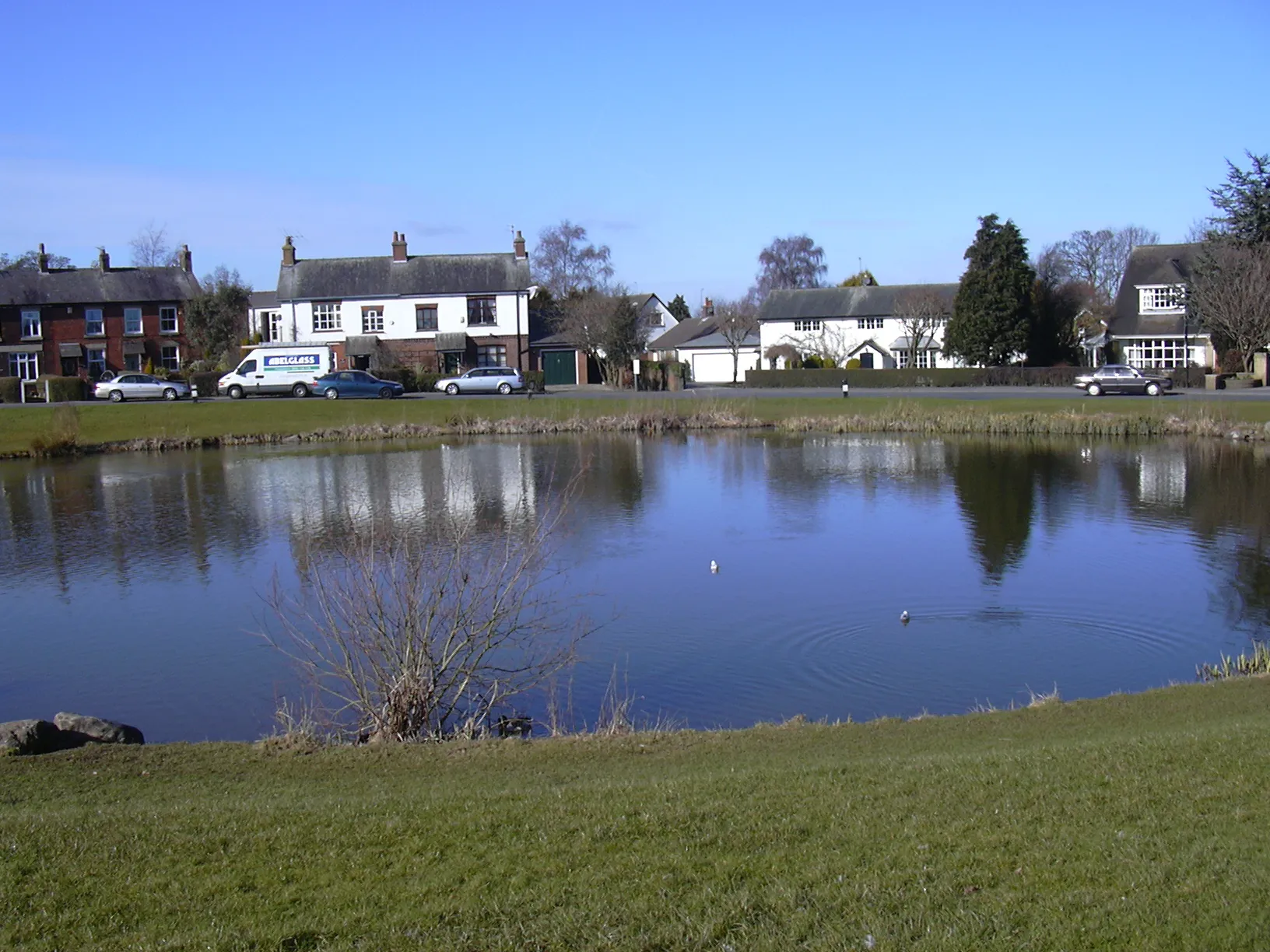 Photo showing: Village Pond "The Dub" Wrea Green, Lancashire