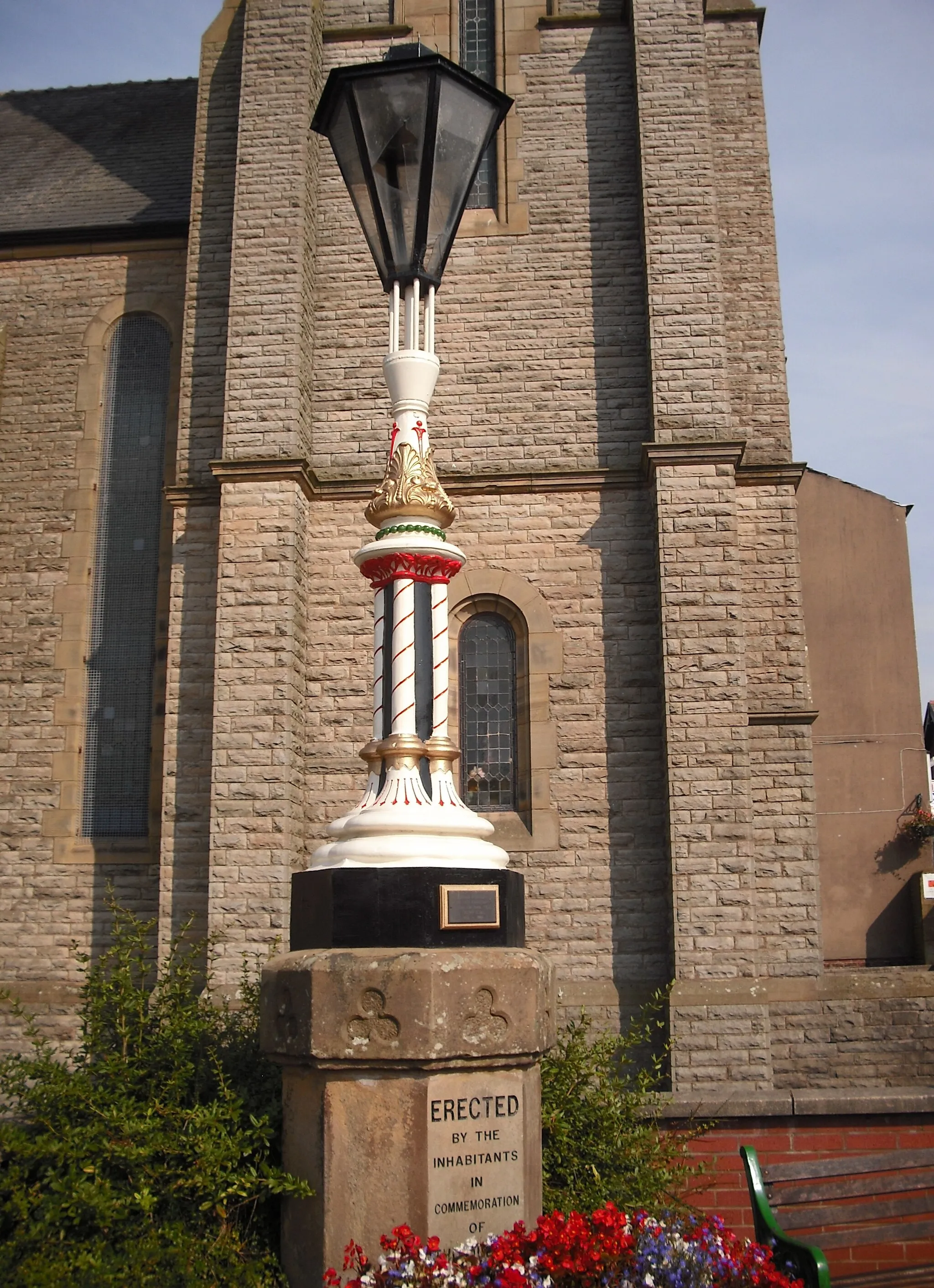 Photo showing: Victoria Memorial (detail), Poulton Street, Kirkham, Lancashire