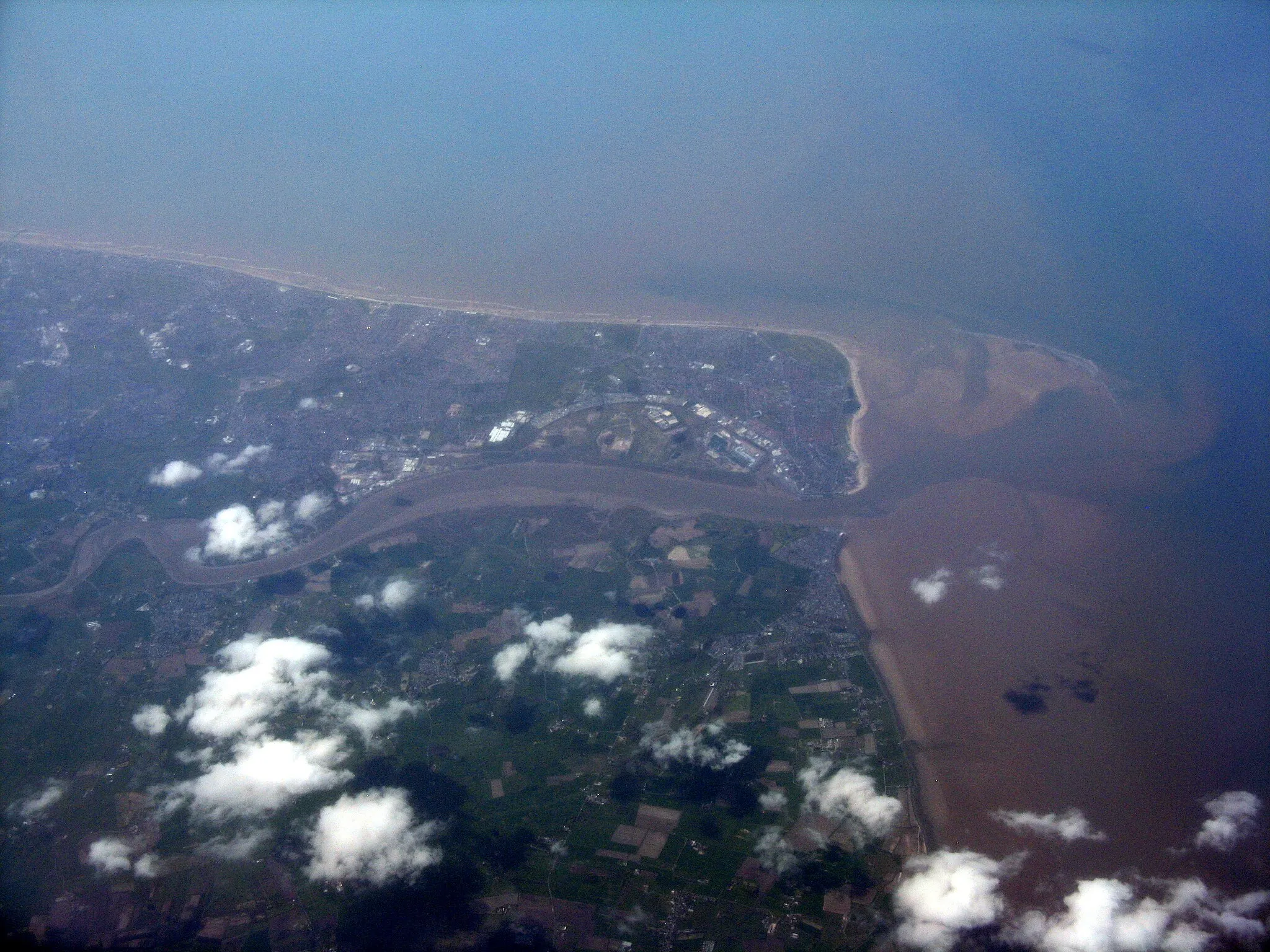 Photo showing: Fleetwood and the River Wyre