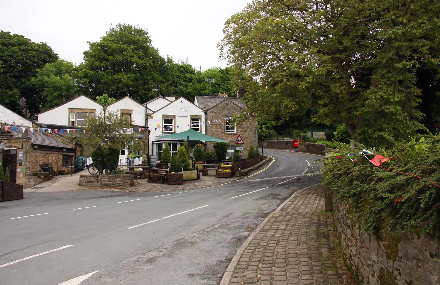 Photo showing: Snowhill Lane in Scorton