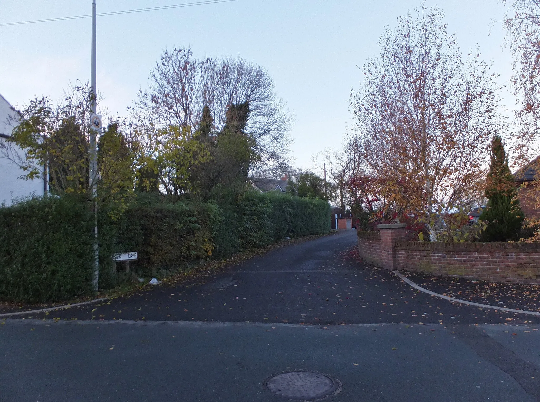 Photo showing: Back Lane, Great Eccleston