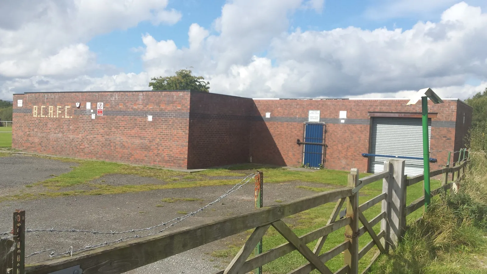 Photo showing: Bolton County AFC pavilion