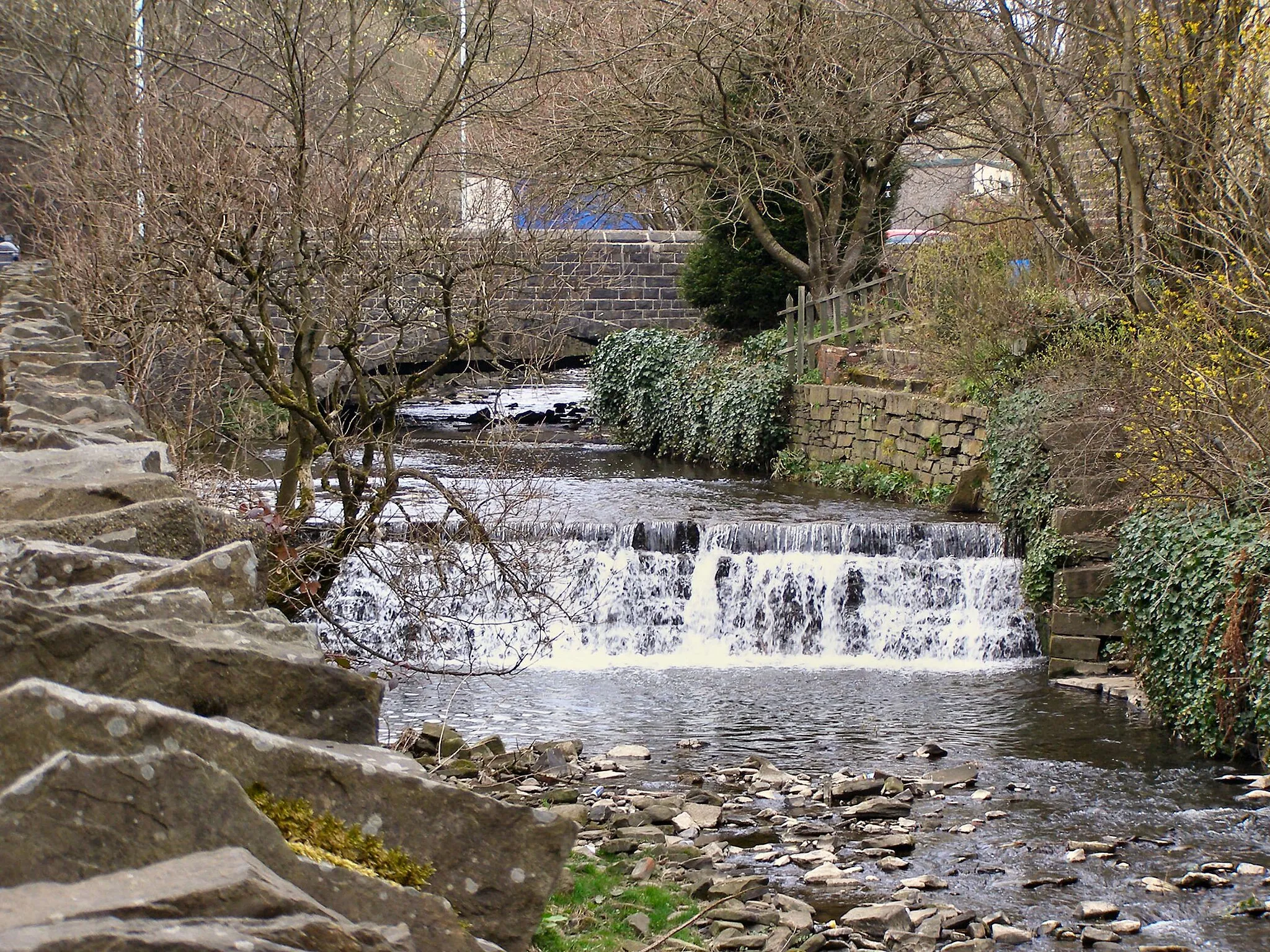 Photo showing: Whitewell Brook - The Bridge at Ashworth Road