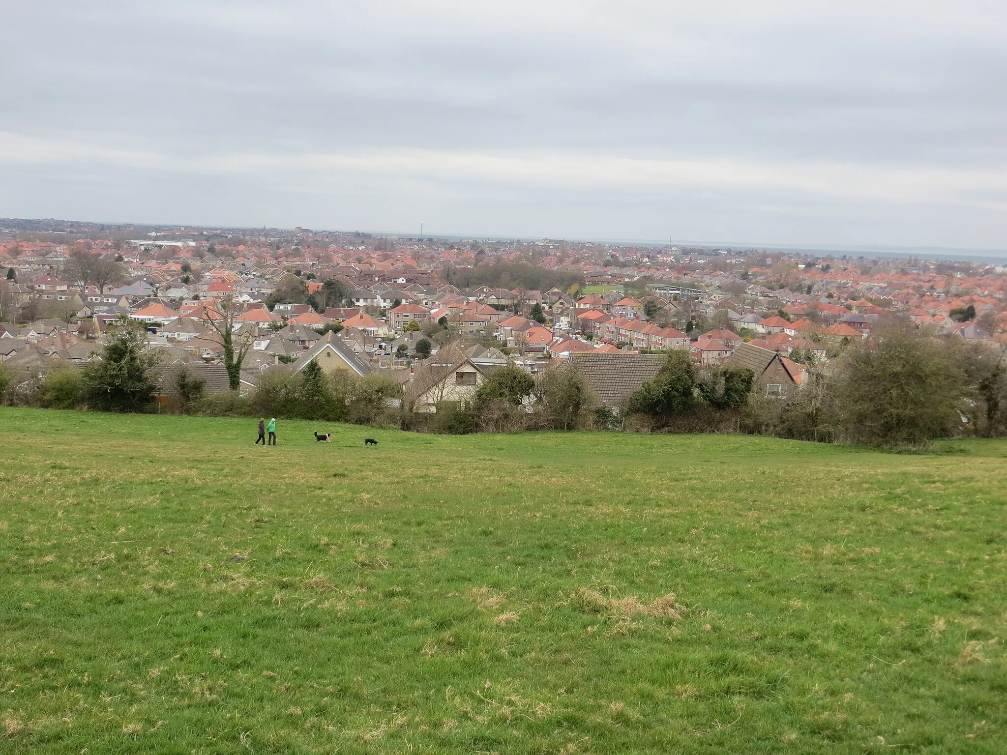 Photo showing: Morecambe, from Torrisholme Barrow