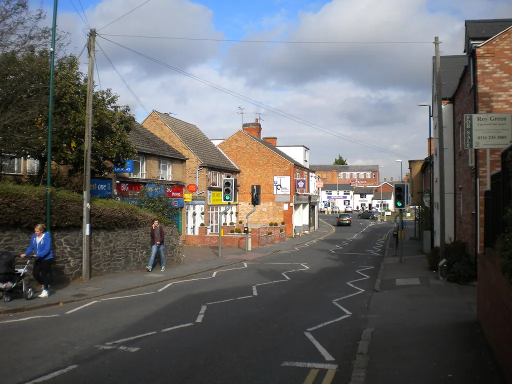Photo showing: East end of Bradgate Road, Anstey