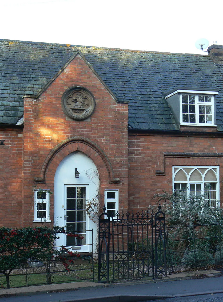 Photo showing: Former school entrance