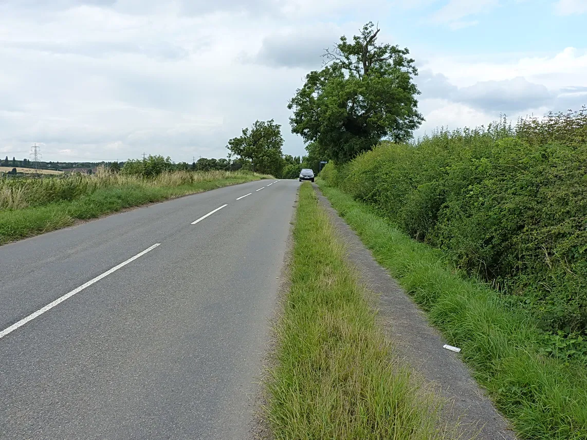 Photo showing: Anstey Lane leading into Thurcaston