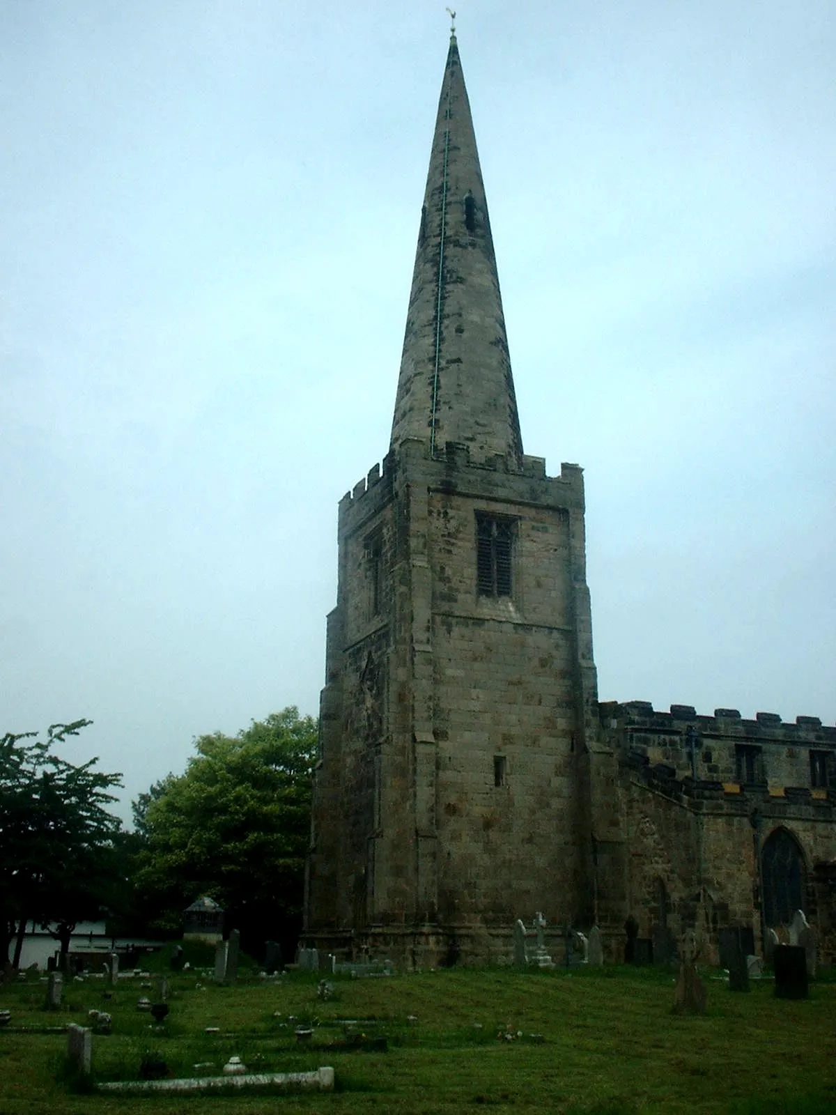 Photo showing: Sawley Church South derbyshire. It is "All Saints" church
