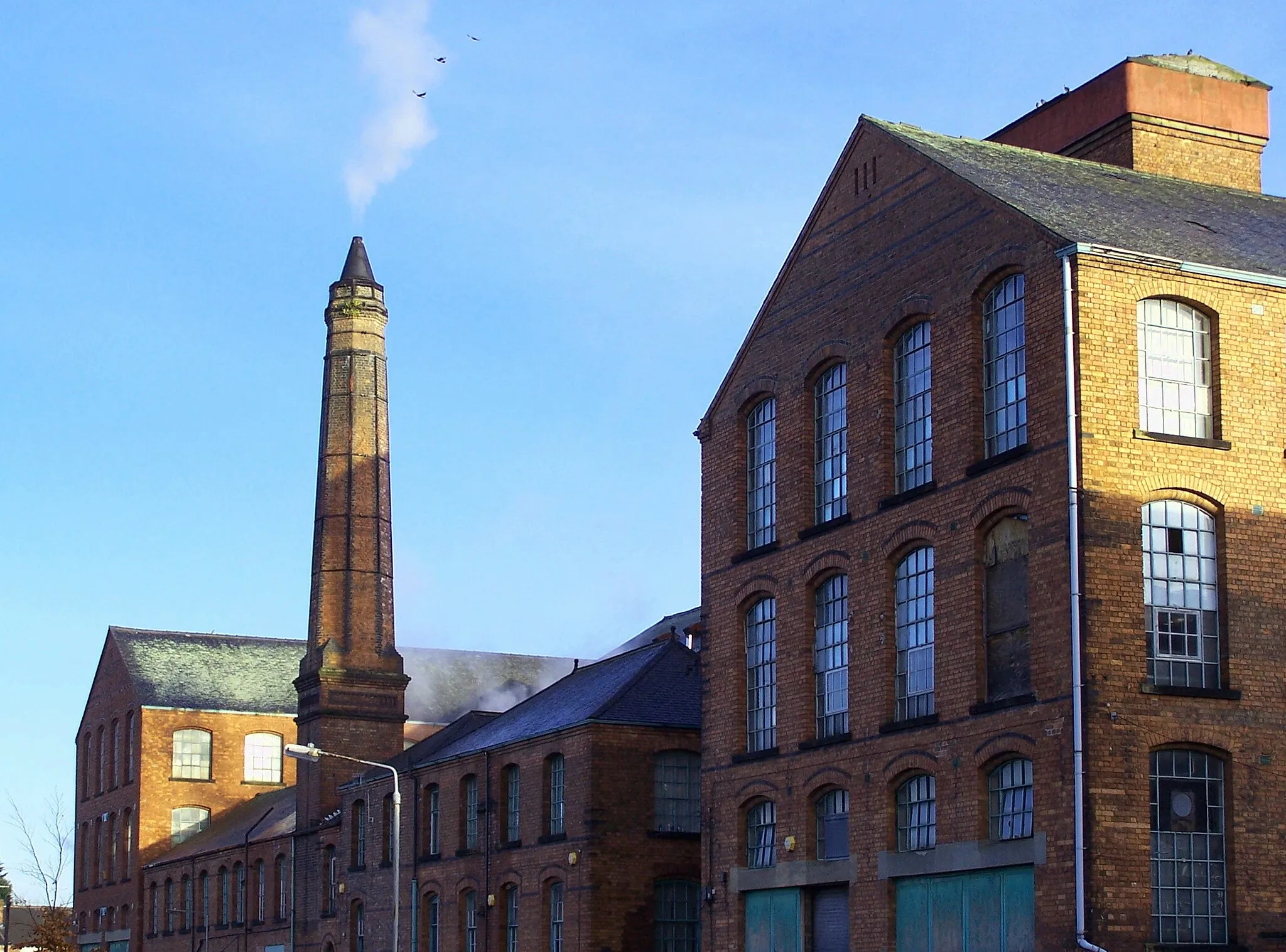 Photo showing: Armstrong's Mill, Ilkeston, Derbyshire.