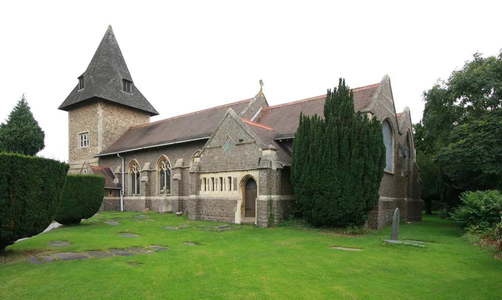 Photo showing: St James' parish church, Newbold Verdon, Leicestershire, seen from the south