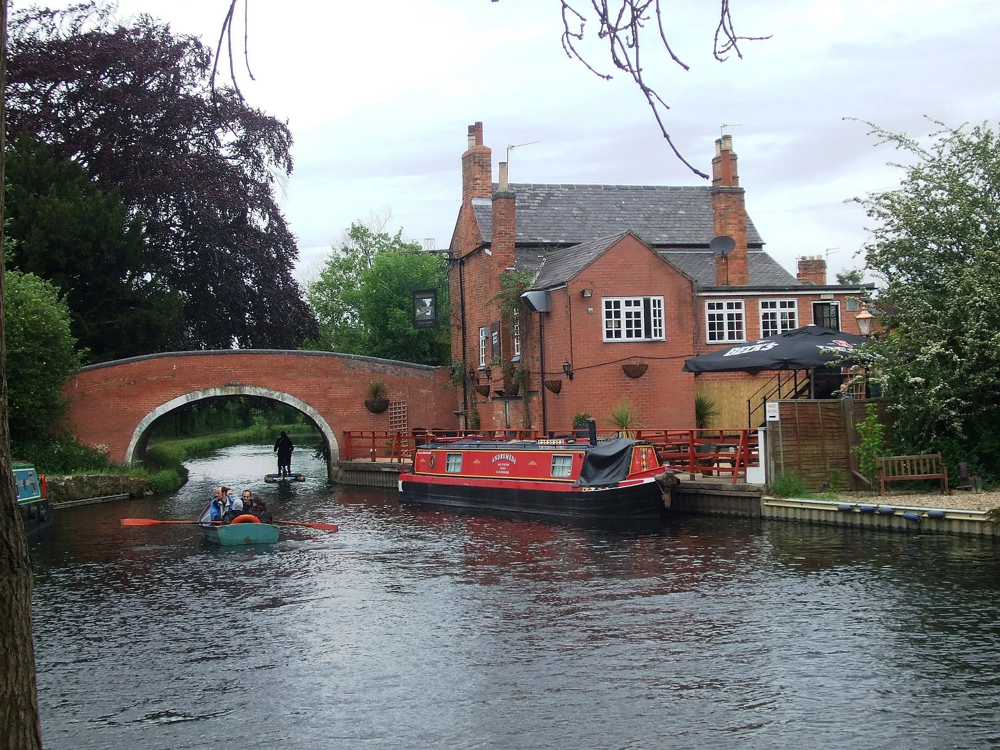 Photo showing: Bridge next to Navigation in Barrow on Soar