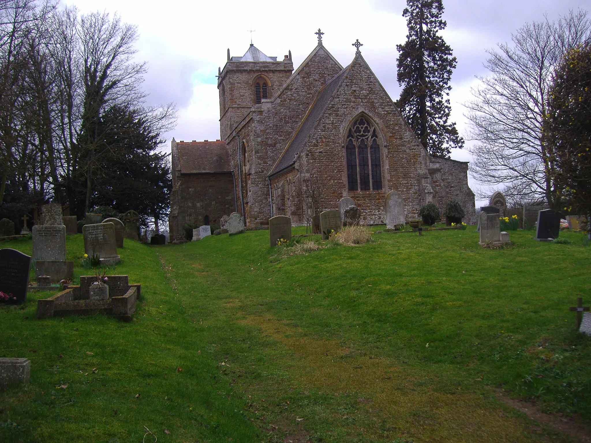 Photo showing: A digital photograph of Dodford Church, Northamptonshire, created by M Hobbs on the 17/03/2007
