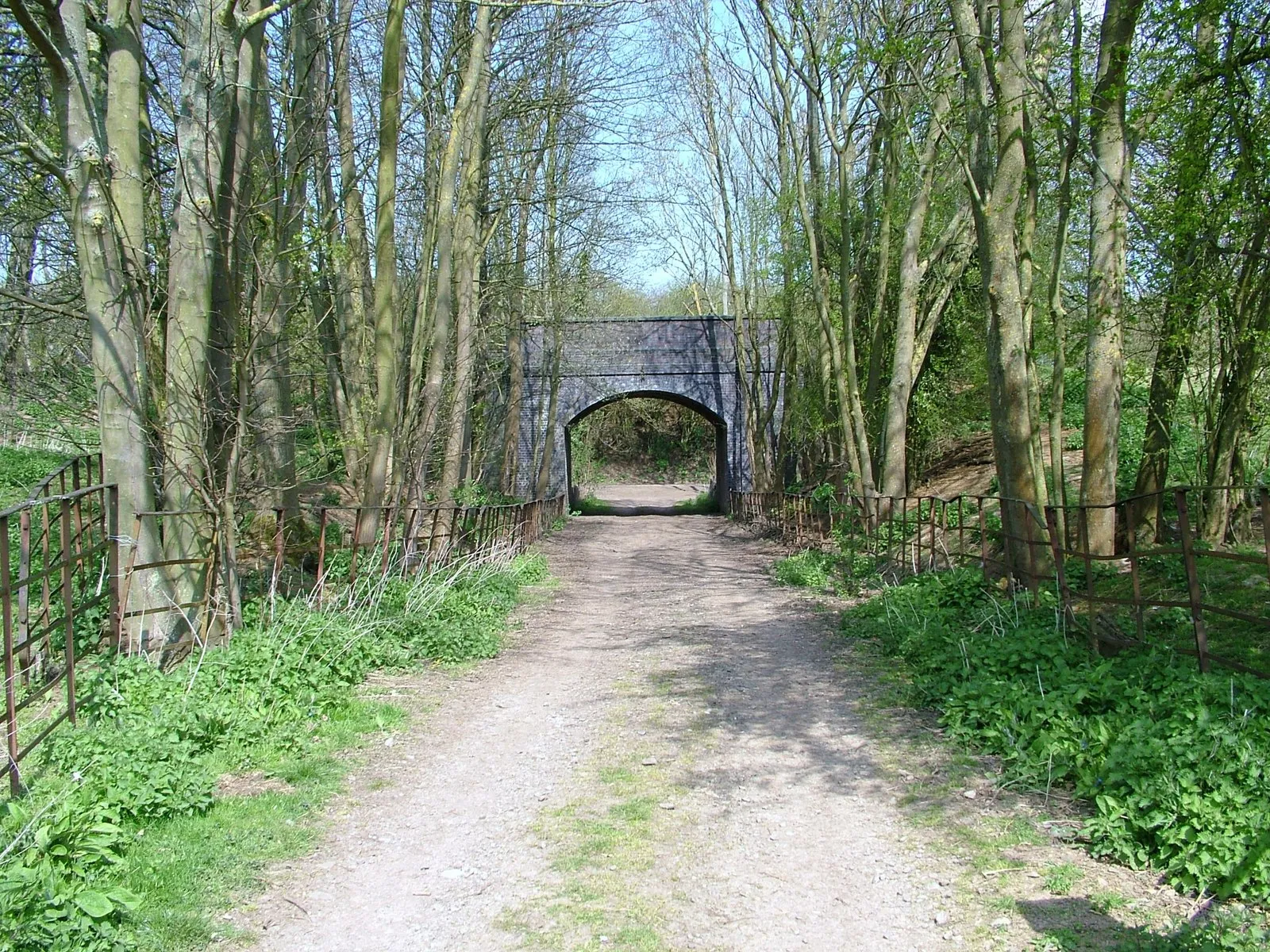 Photo showing: Bridleway under Dismantled Railway