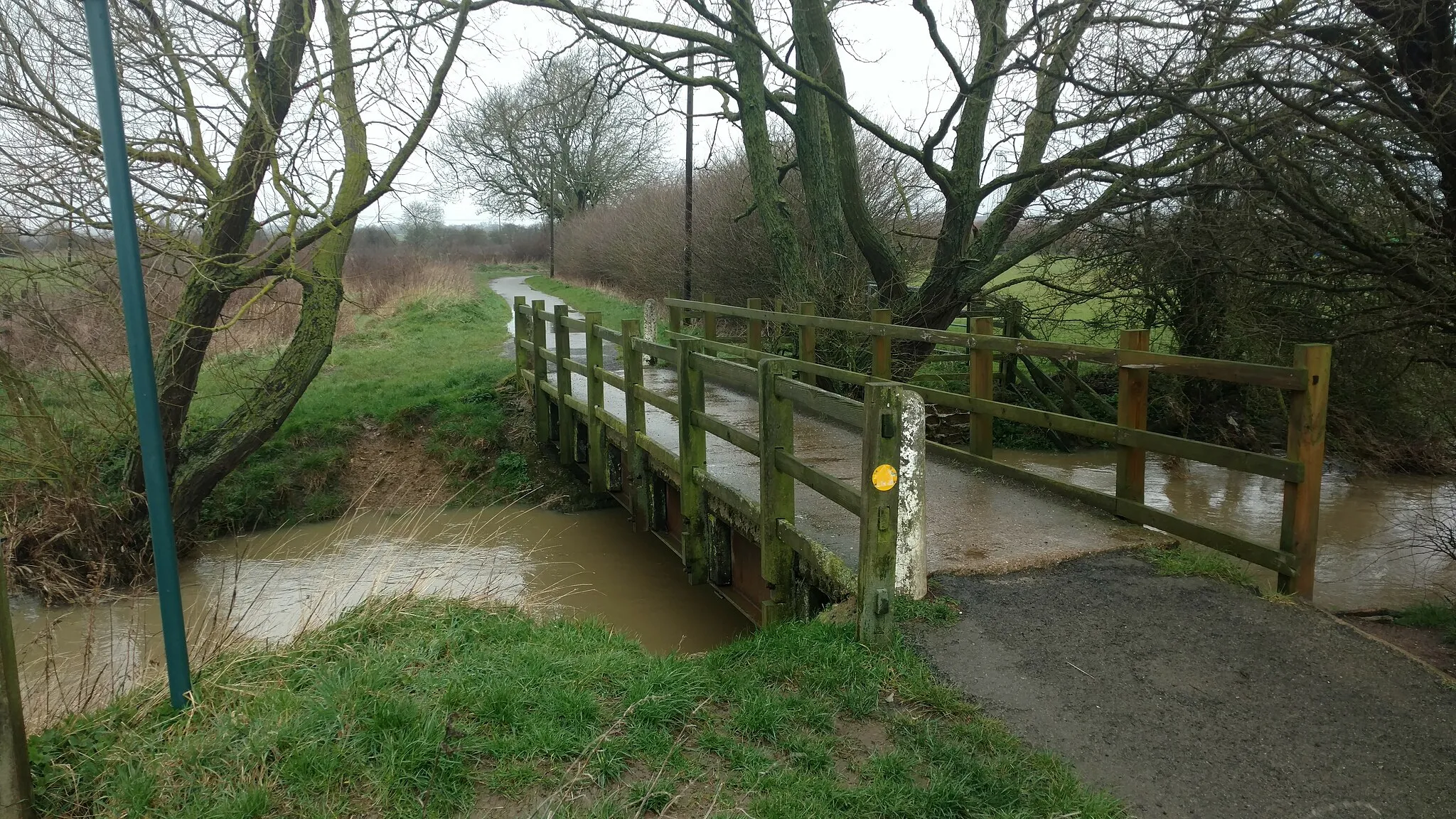 Photo showing: Bowden Lane pedestrian and cyclist bridge