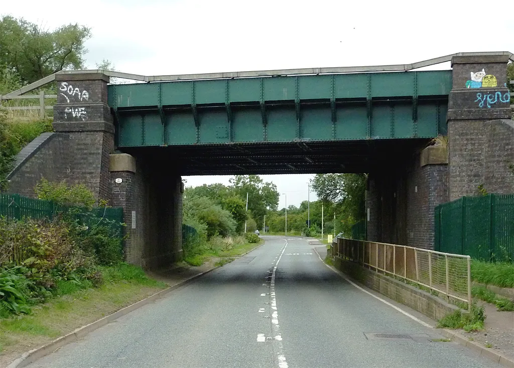 Photo showing: Welford Road north of Kilby Bridge, Leicestershire