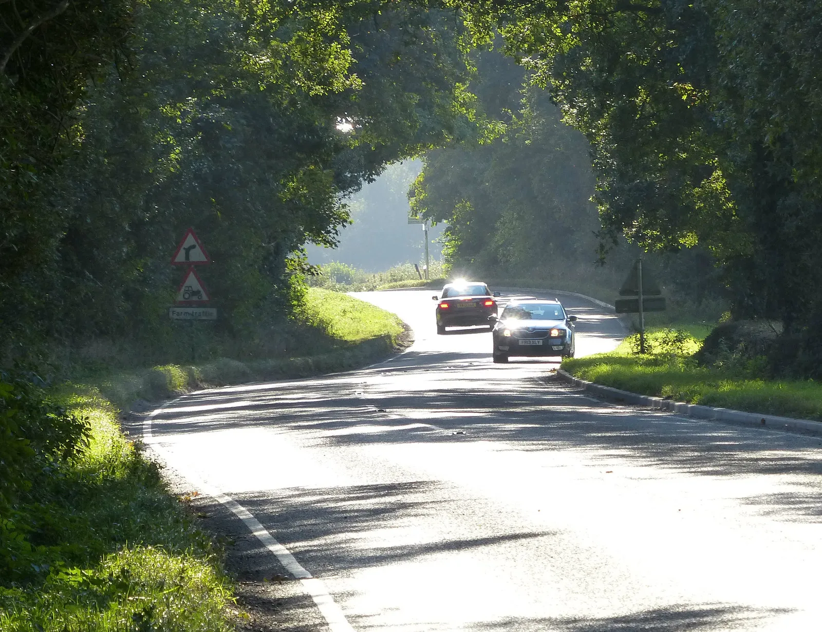 Photo showing: B585 West Lane at Battle Flat