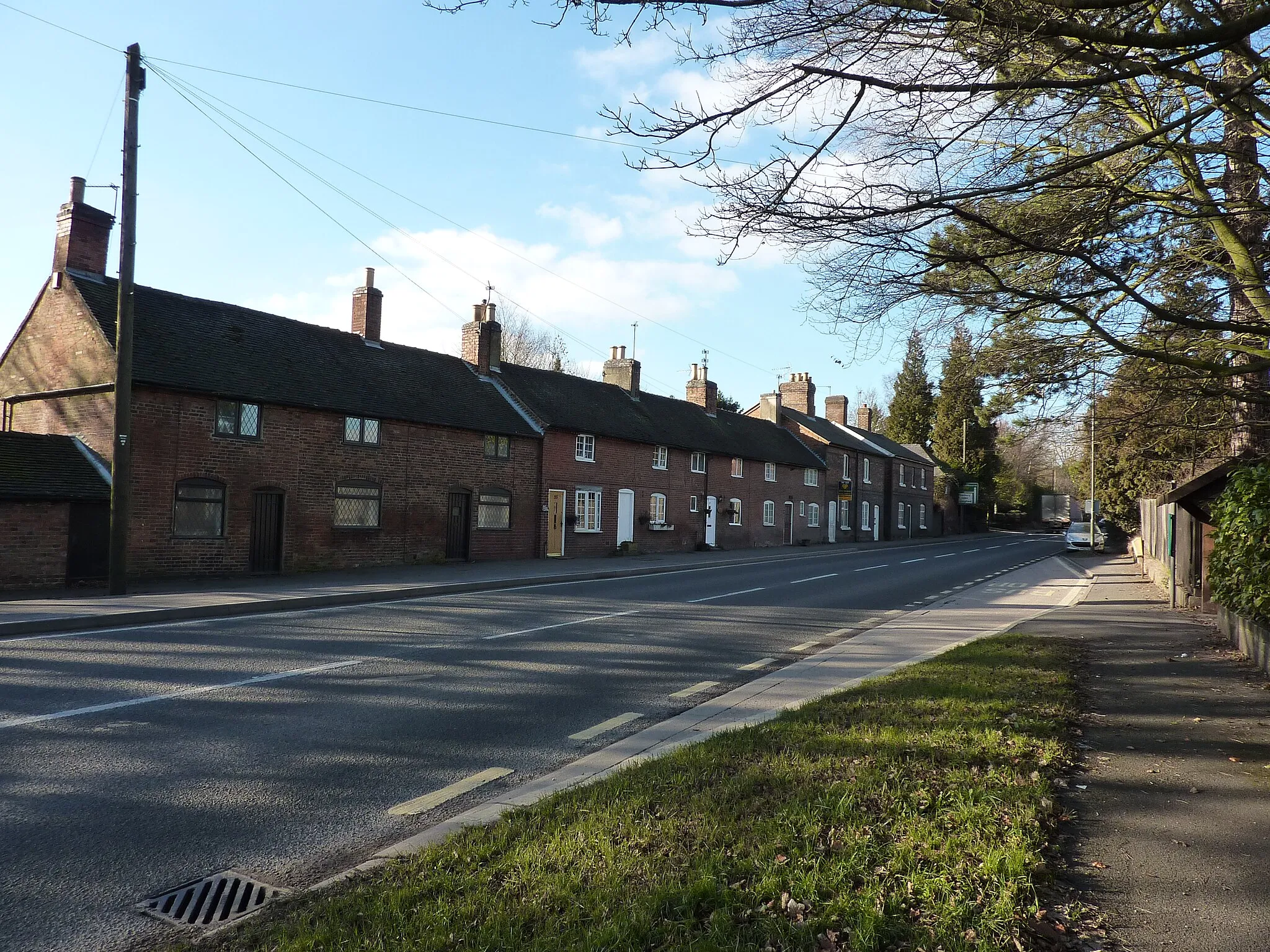 Photo showing: Terraced cottages , Kirk Langley