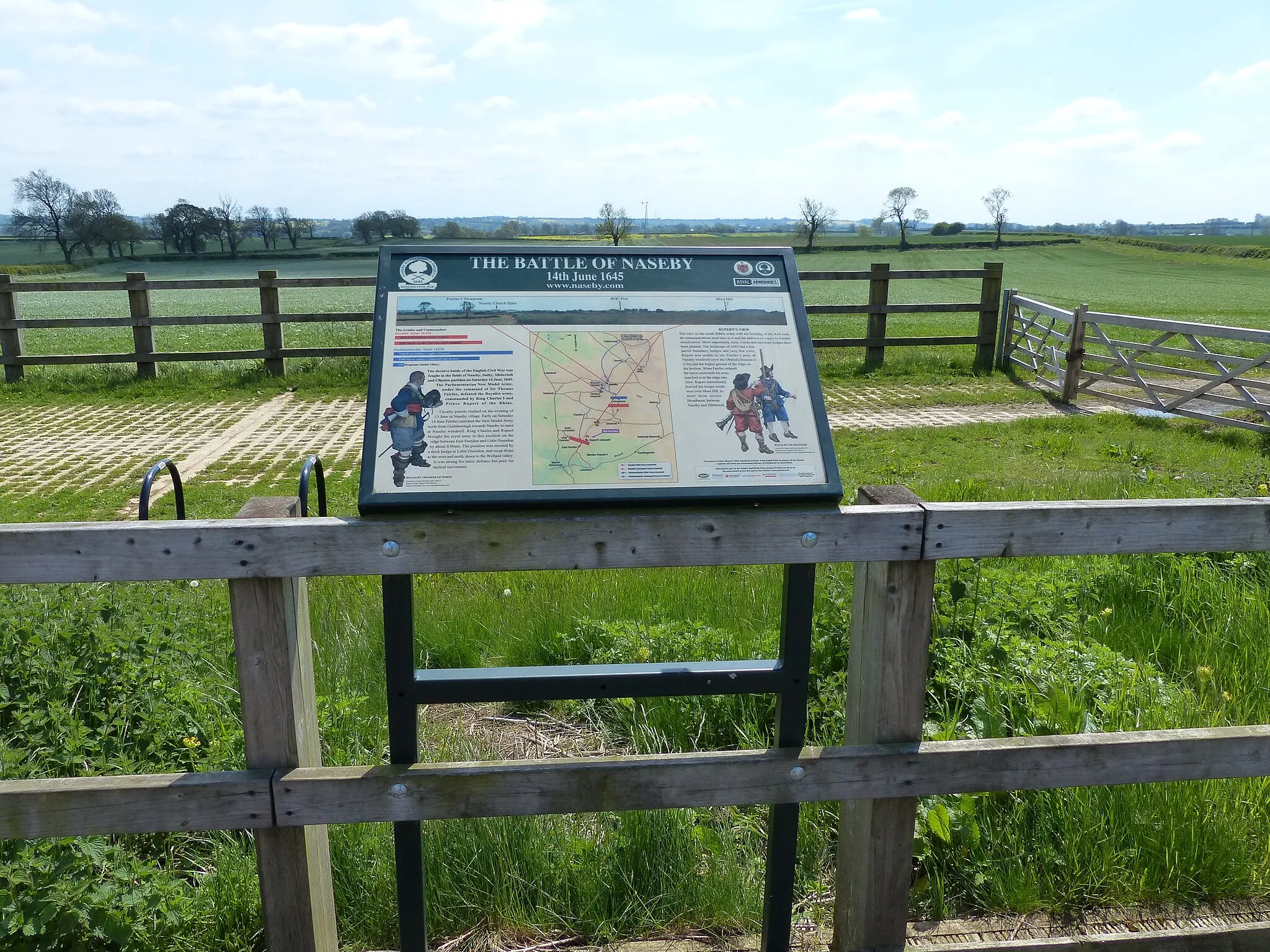 Photo showing: Information board at Rupert's Viewpoint