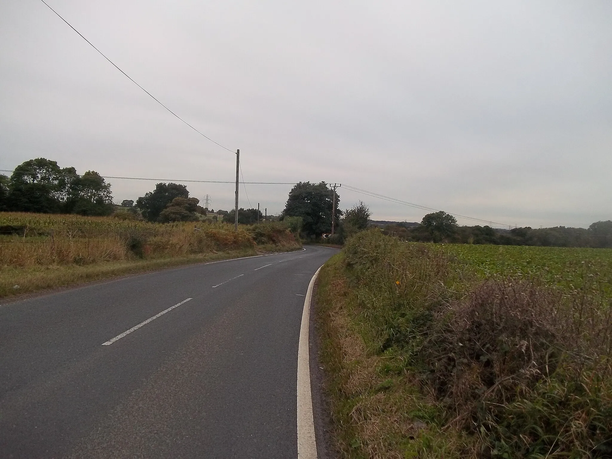 Photo showing: Cadley Lane near Swadlincote