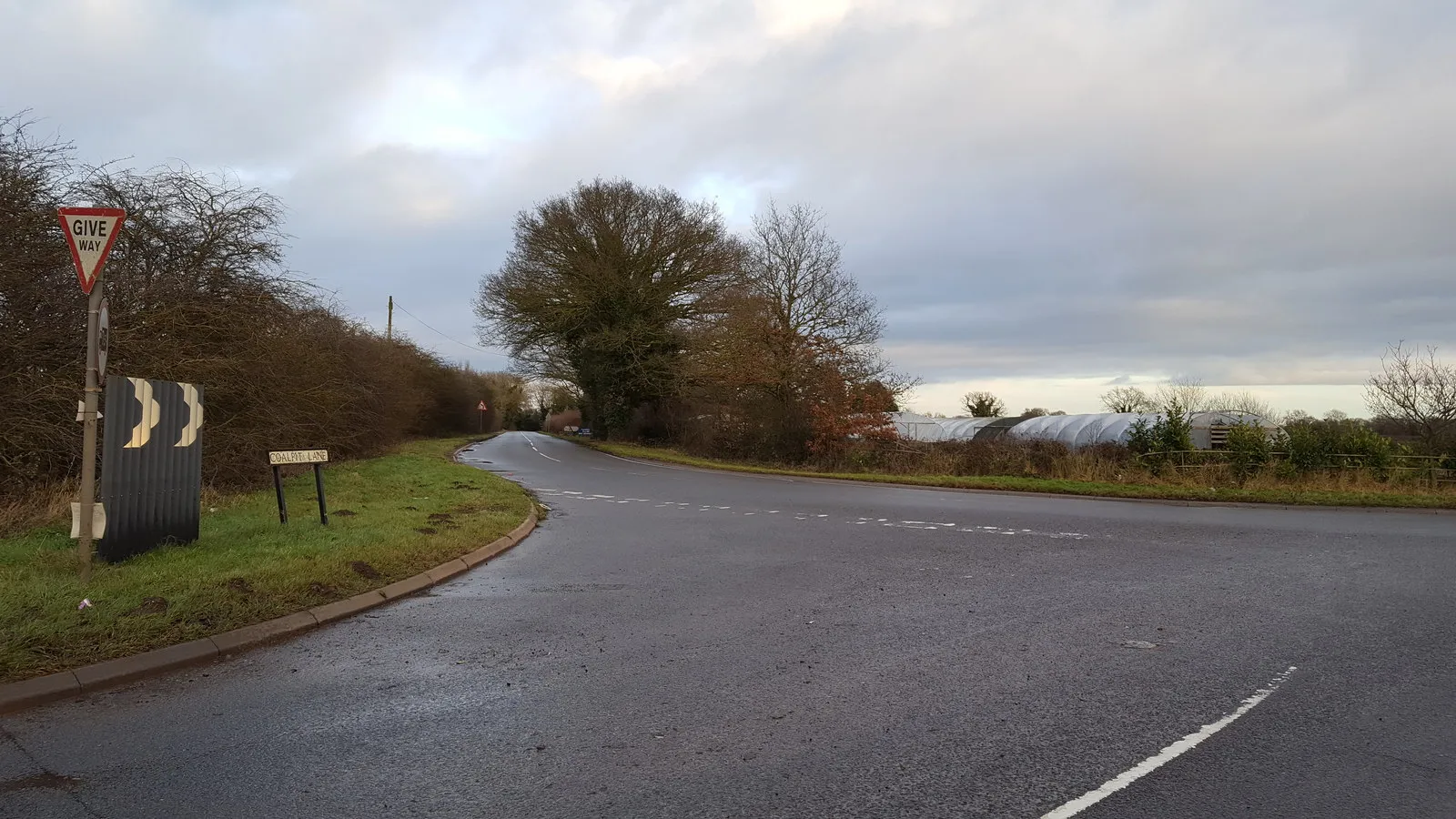 Photo showing: A rural road junction