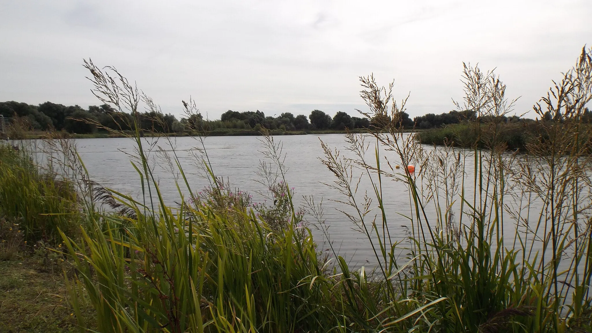 Photo showing: One of the lakes at Stanwick Lakes in Northamptonshire