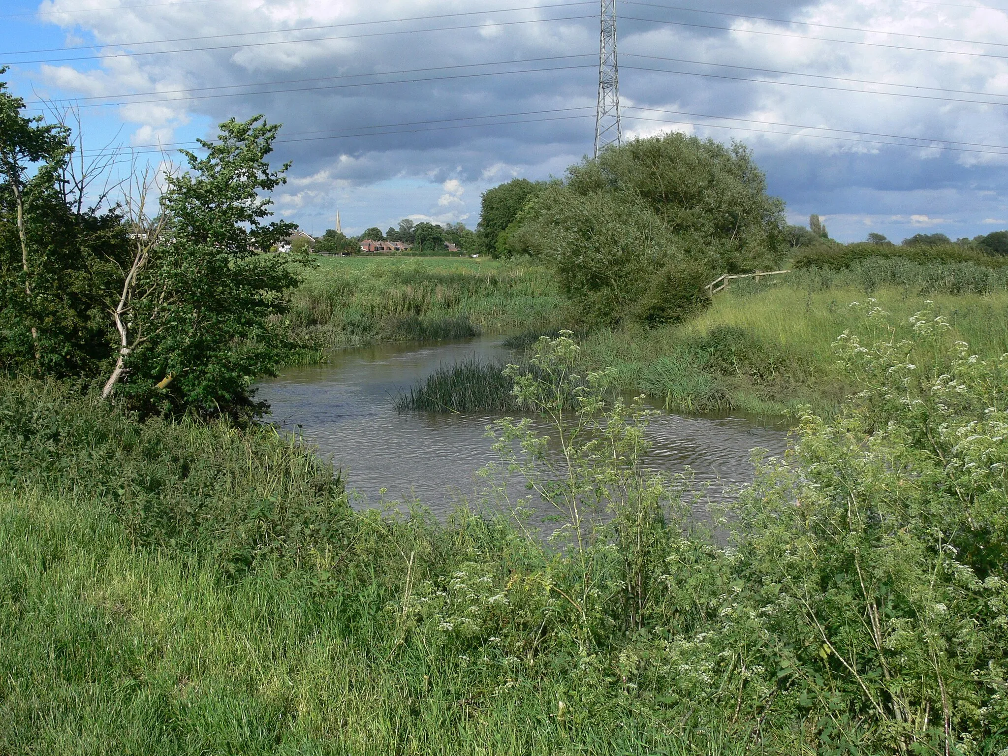 Photo showing: A bend in the River Wreake