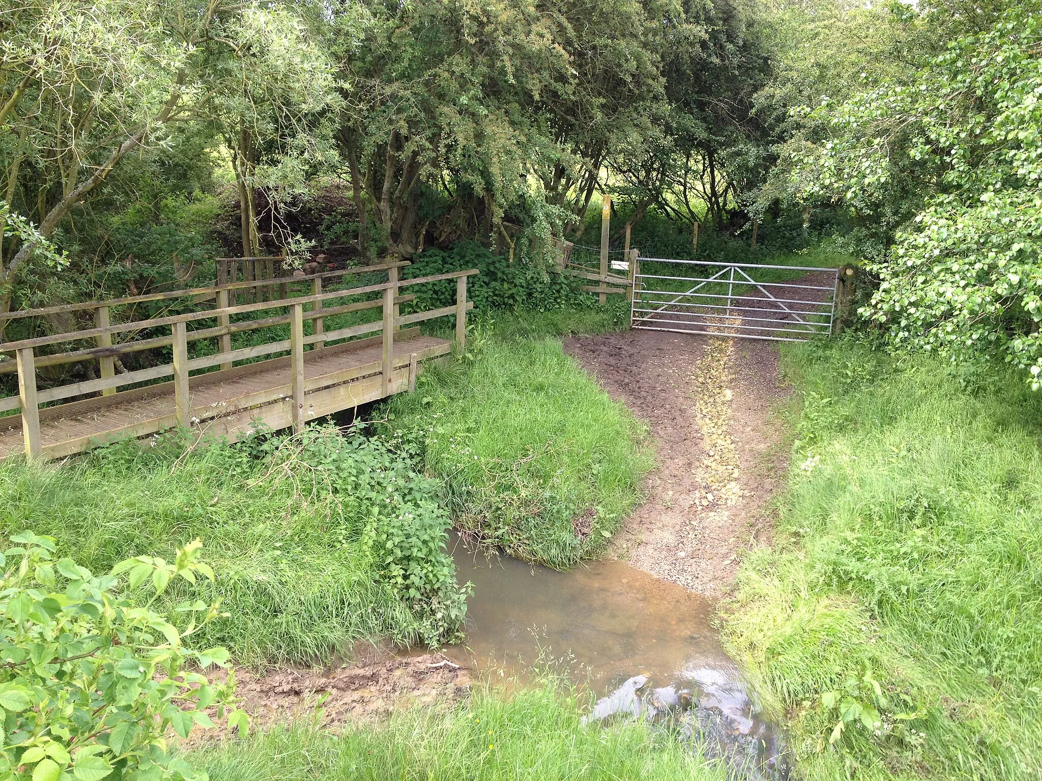 Photo showing: Border Ford at Knossington