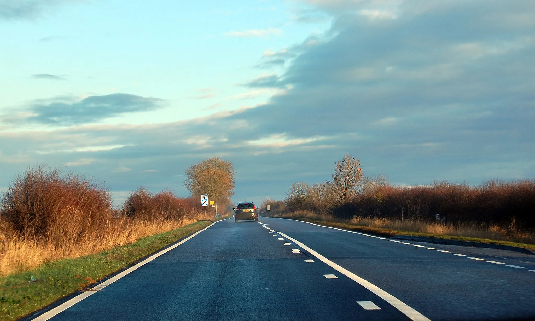 Photo showing: A15 northbound