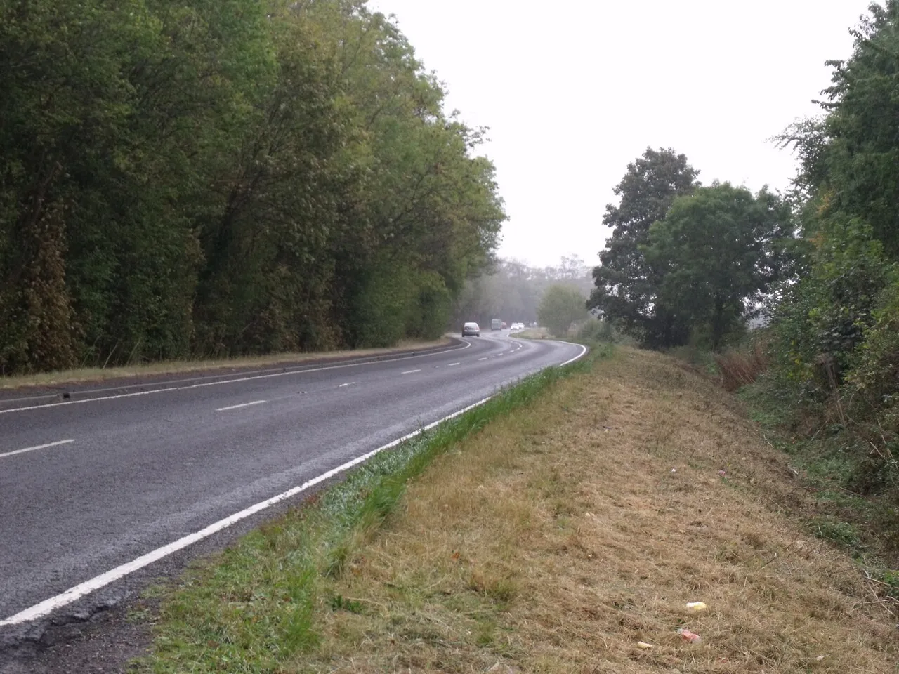 Photo showing: A158 road to Skegness, near Baumber